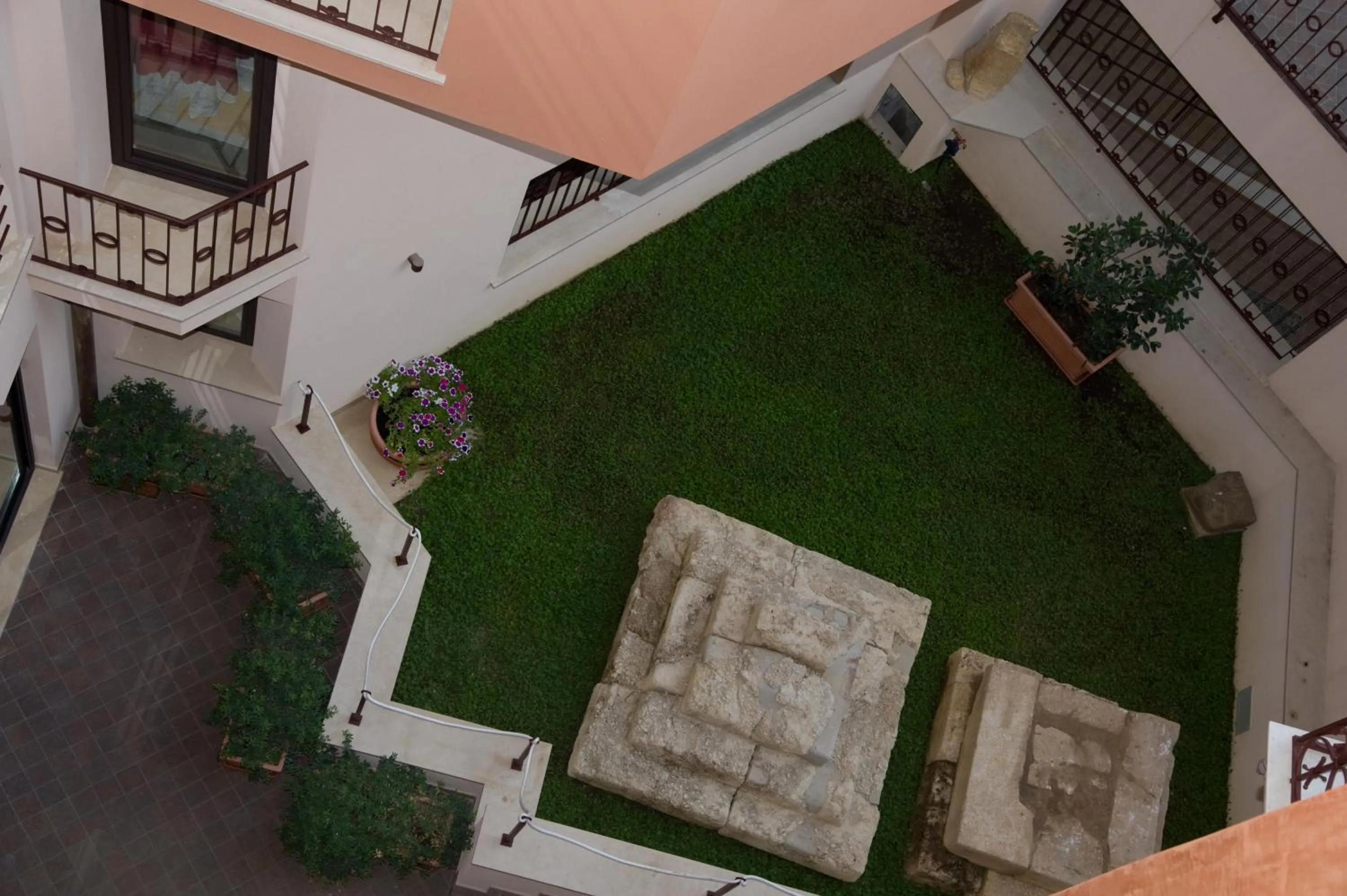 Bird's eye view in Artemis Hotel