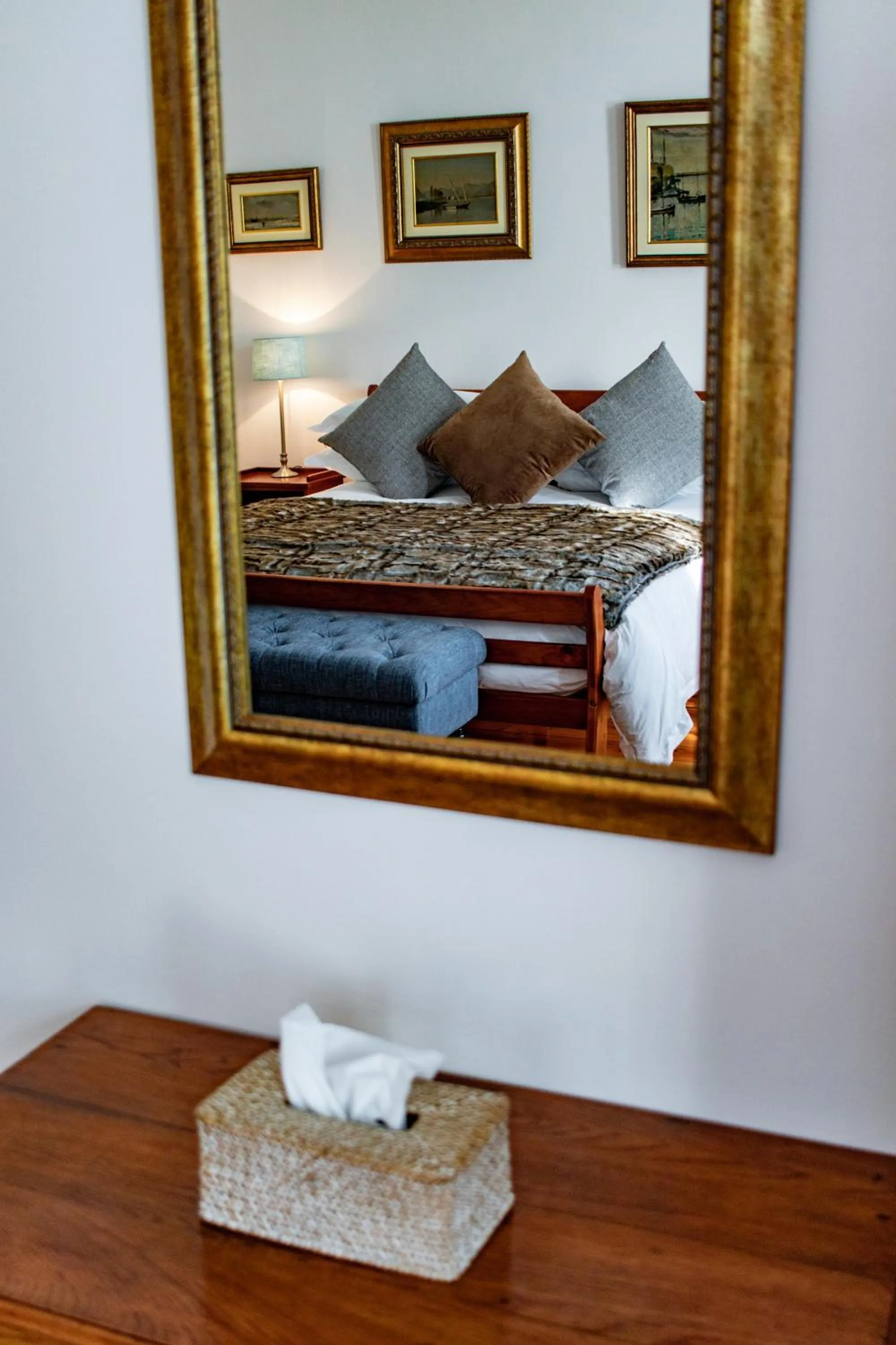 Decorative detail, Bed in Carmichael House Boutique Hotel