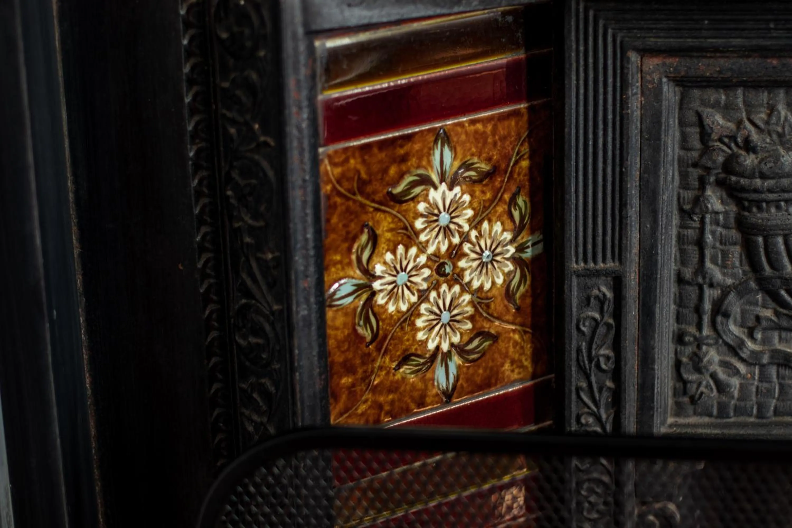 Decorative detail in Carmichael House Boutique Hotel