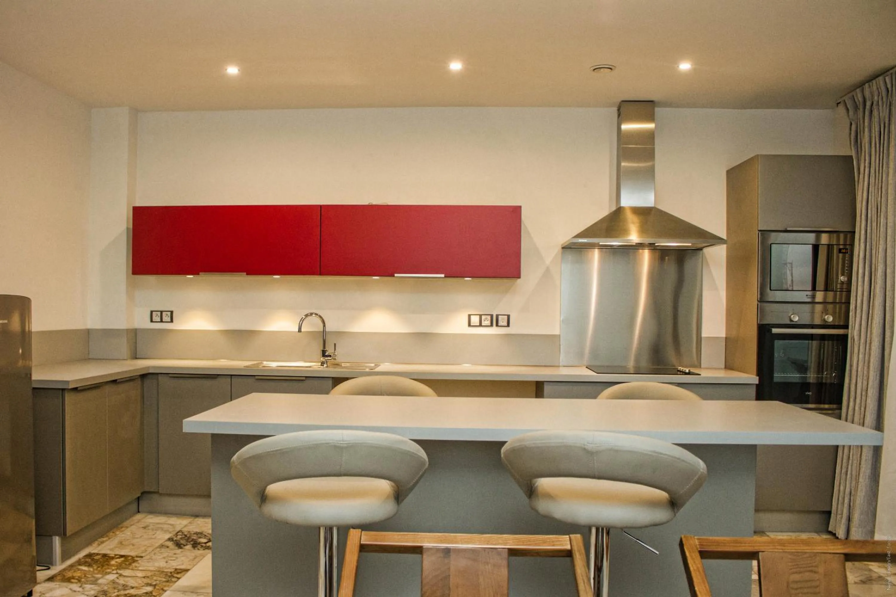 Dining area in The Streamliner Hotel Apartment