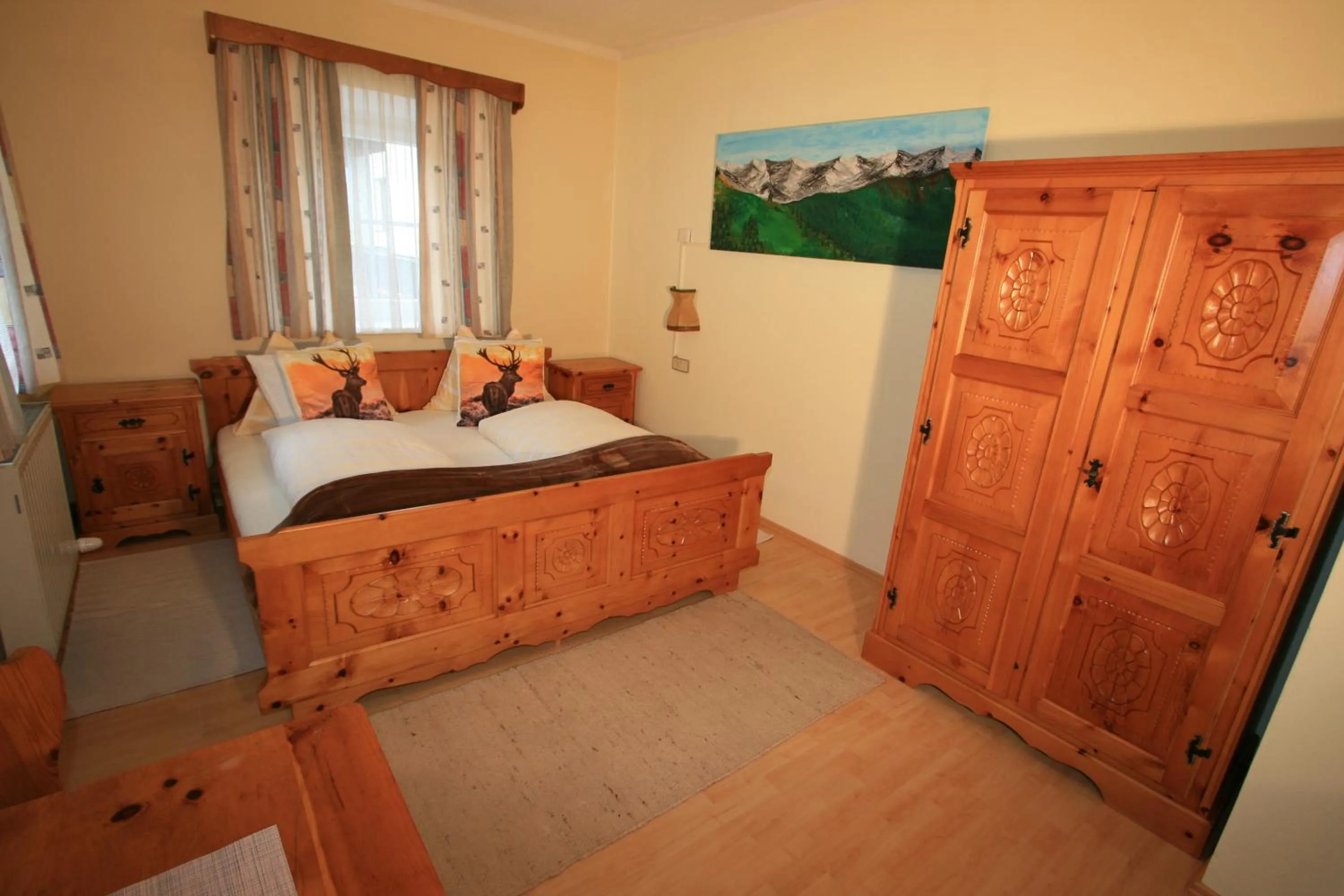 Bed in Hotel Stadlwirt