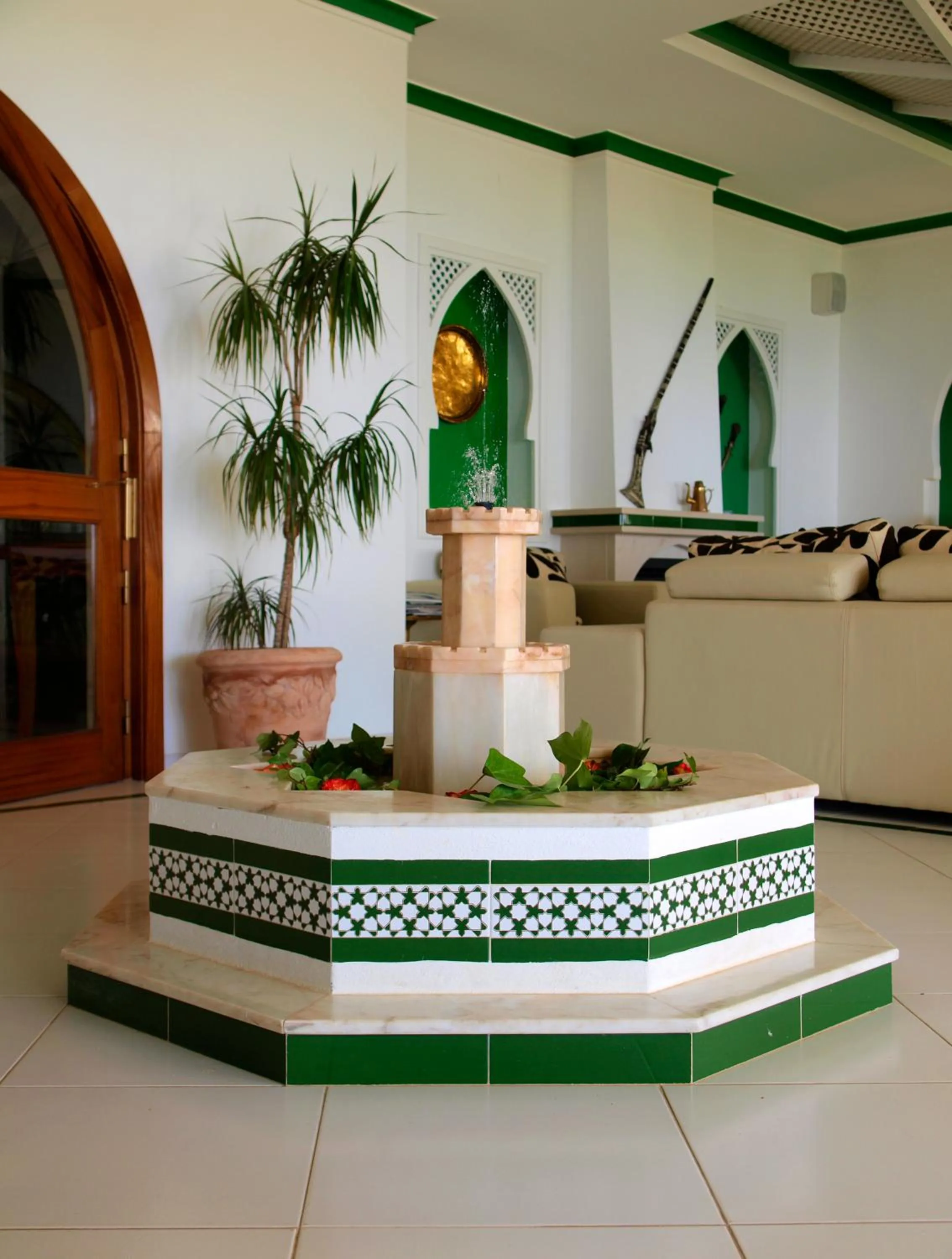 Decorative detail in Villa Esmeralda