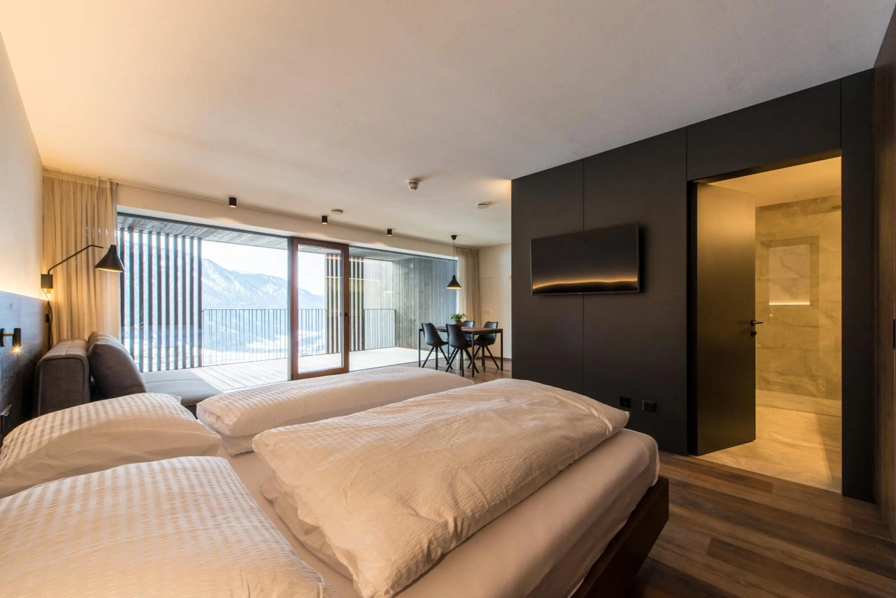 Bed in Mountain Residence Montana