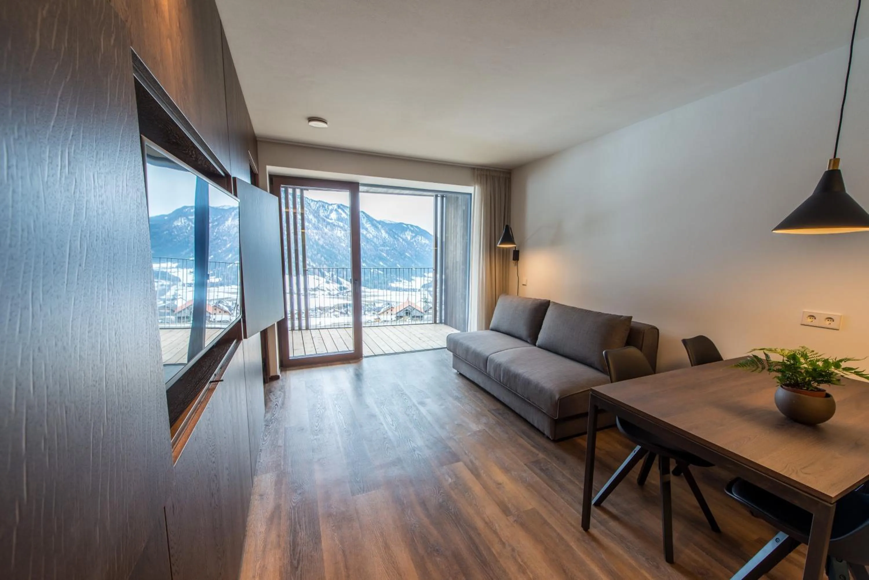 Living room in Mountain Residence Montana