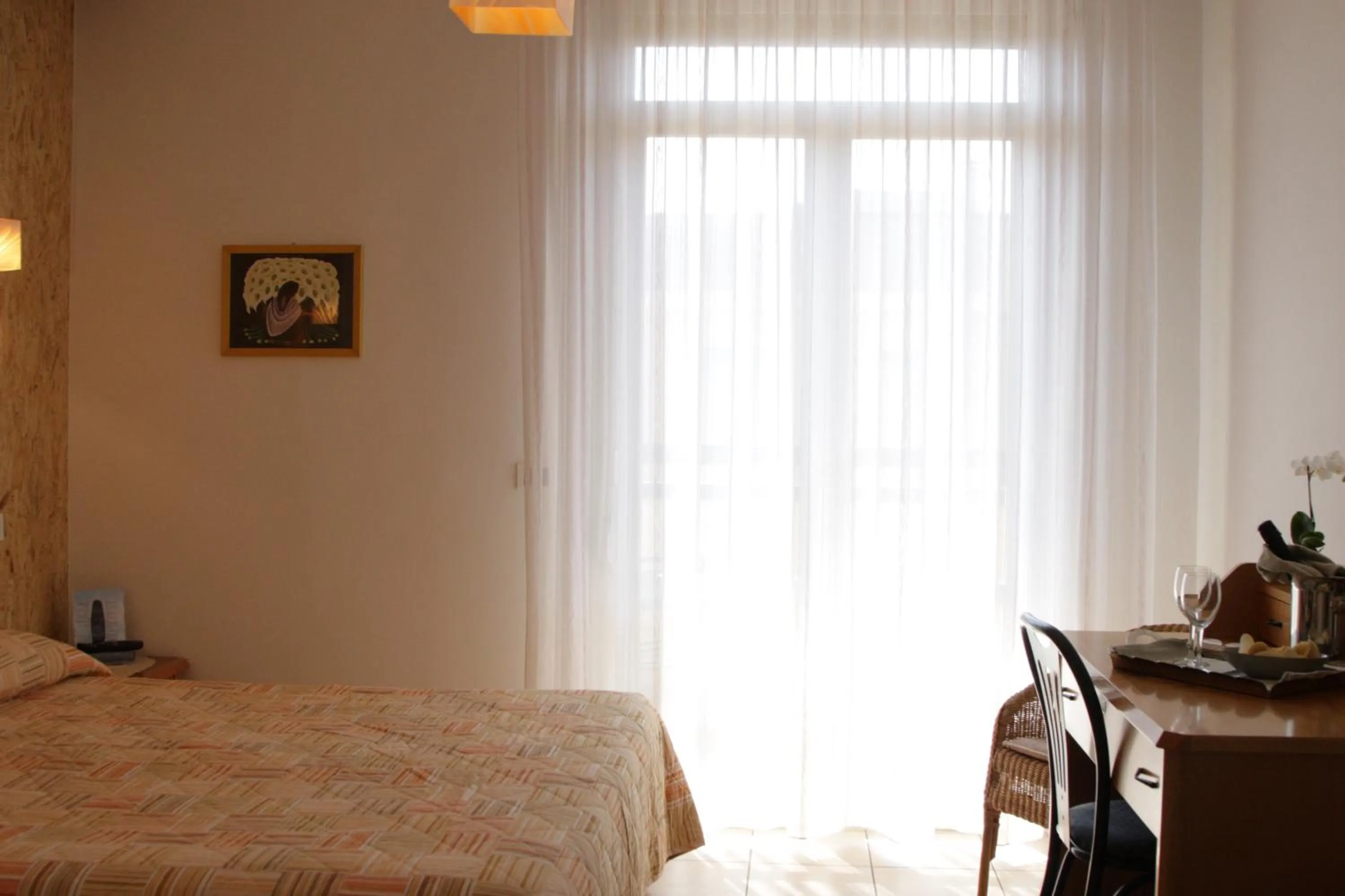 Bedroom, Bed in Hotel La Pergola