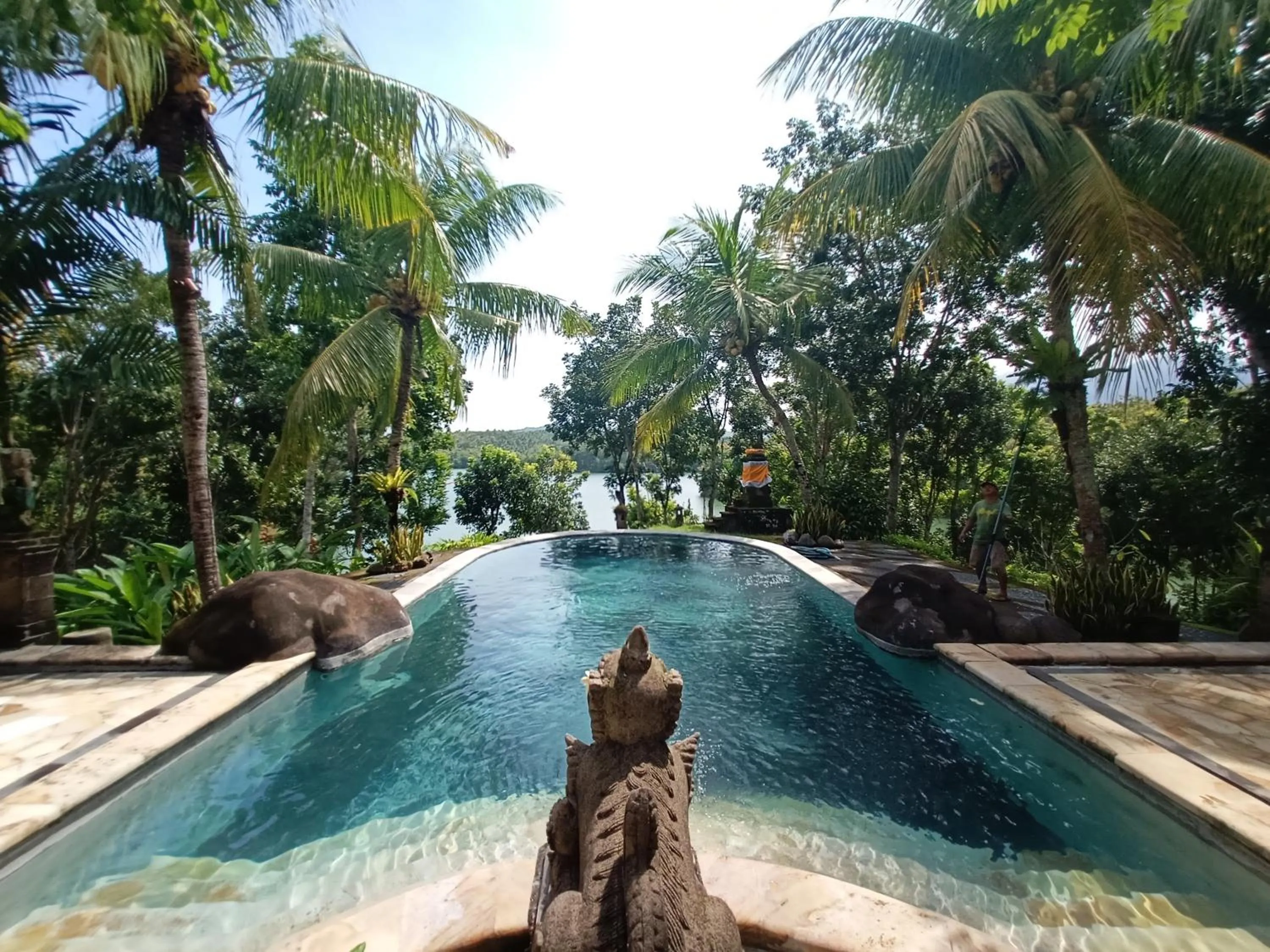 Swimming pool in Taman Wana Resort Palasari