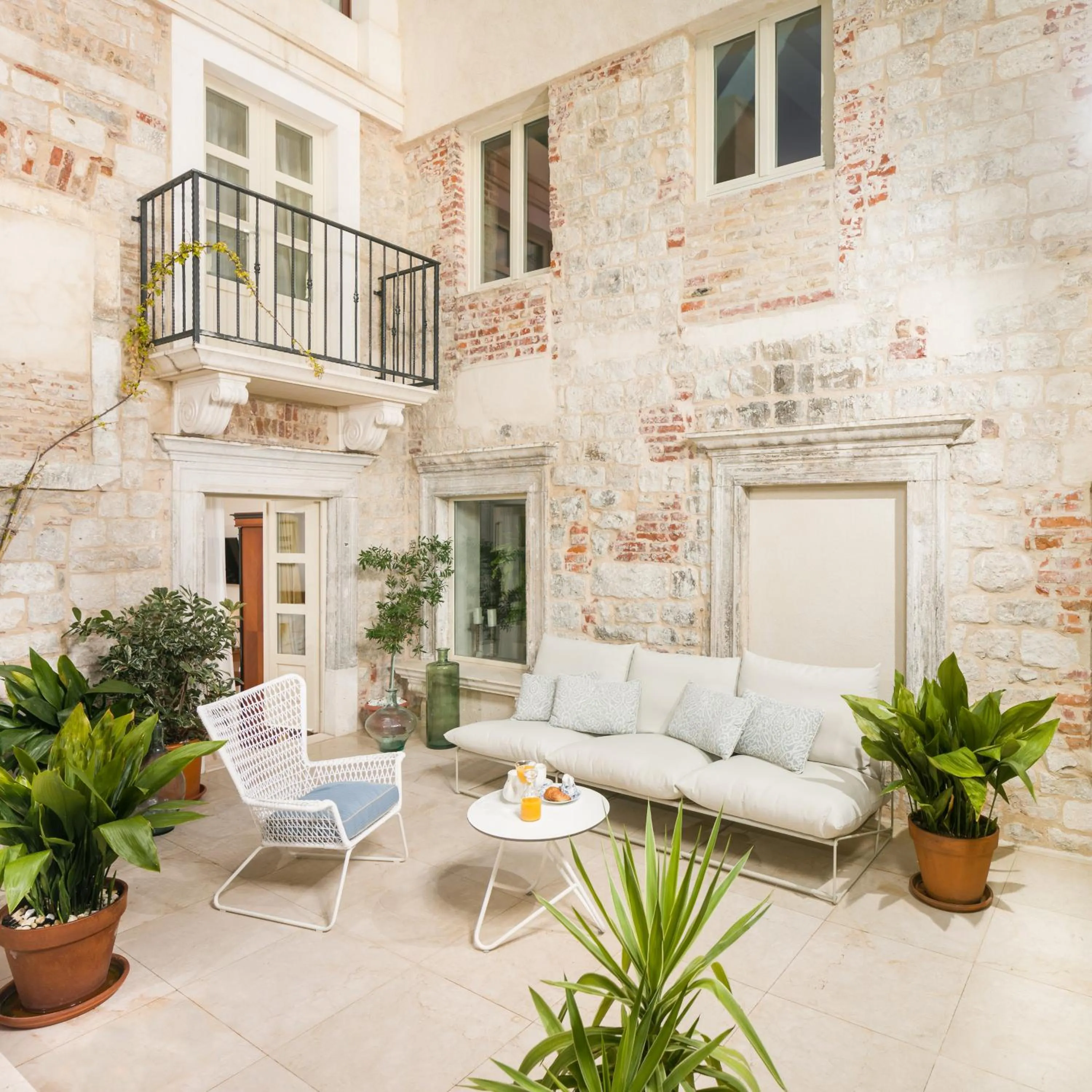 Balcony/Terrace in Judita Palace Heritage Hotel