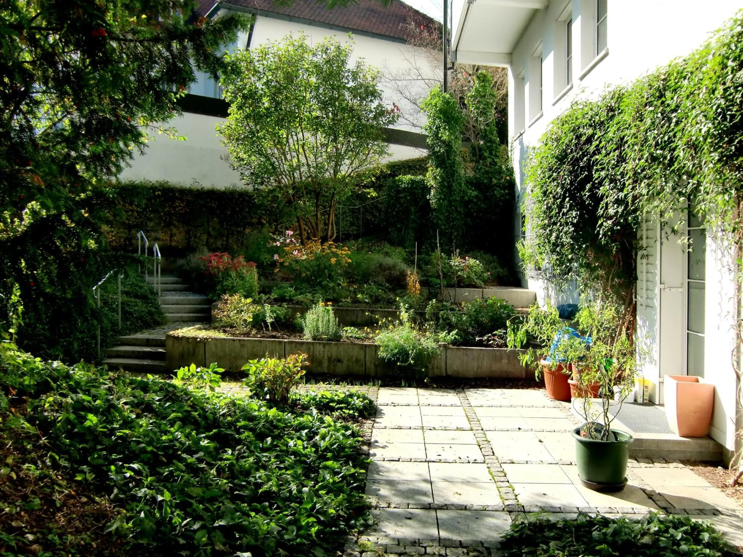 Garden in Gästehaus Sankt Ulrich