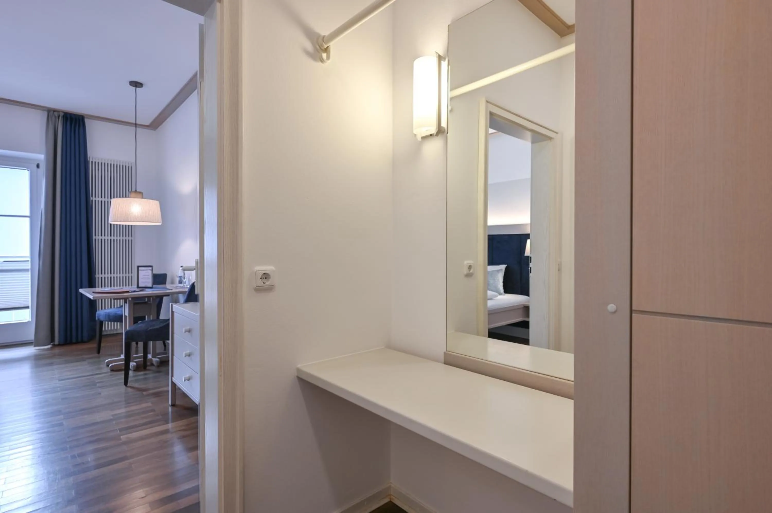 Photo of the whole room, Bed in Gästehaus Sankt Ulrich