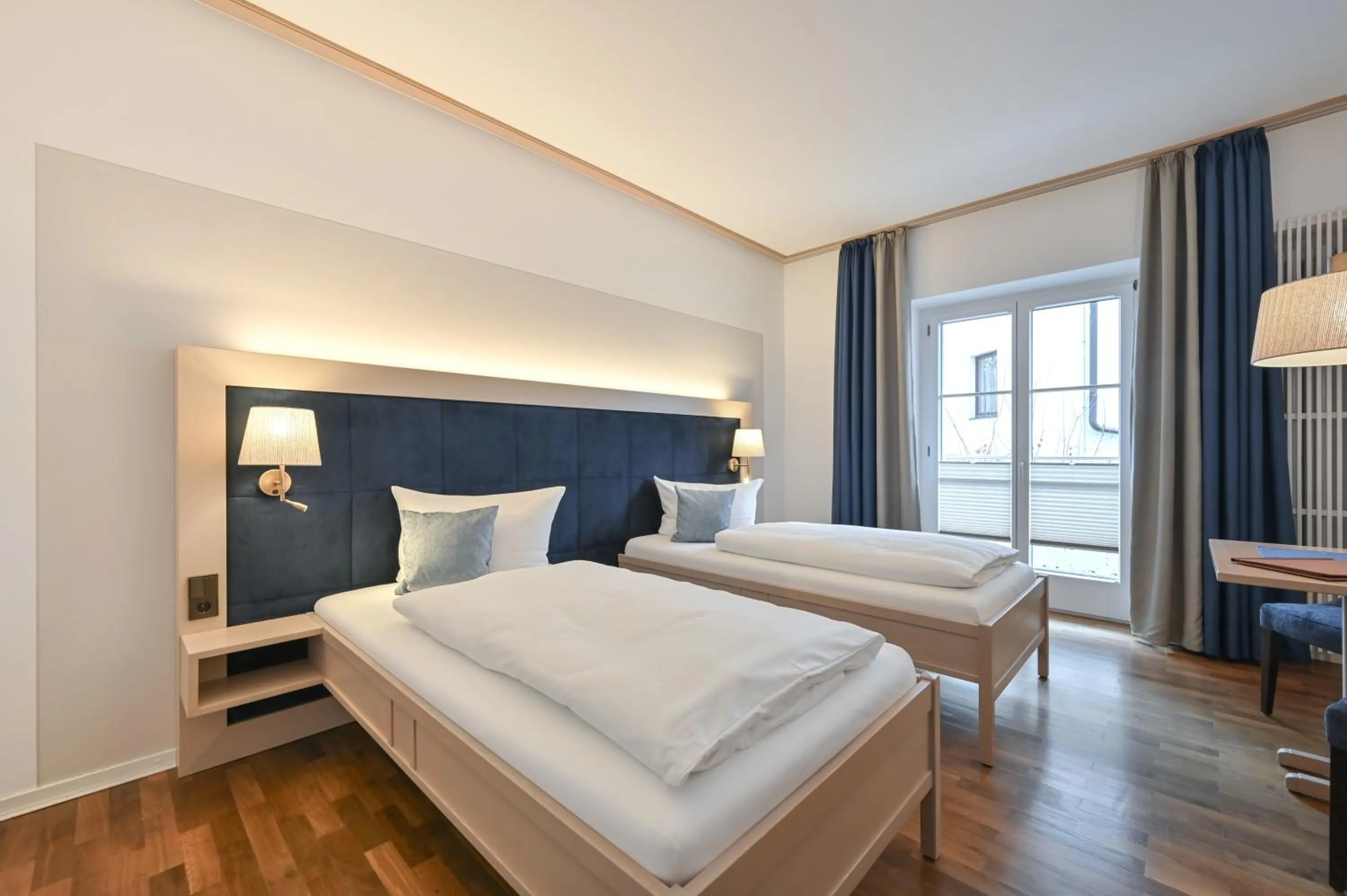 Photo of the whole room, Bed in Gästehaus Sankt Ulrich