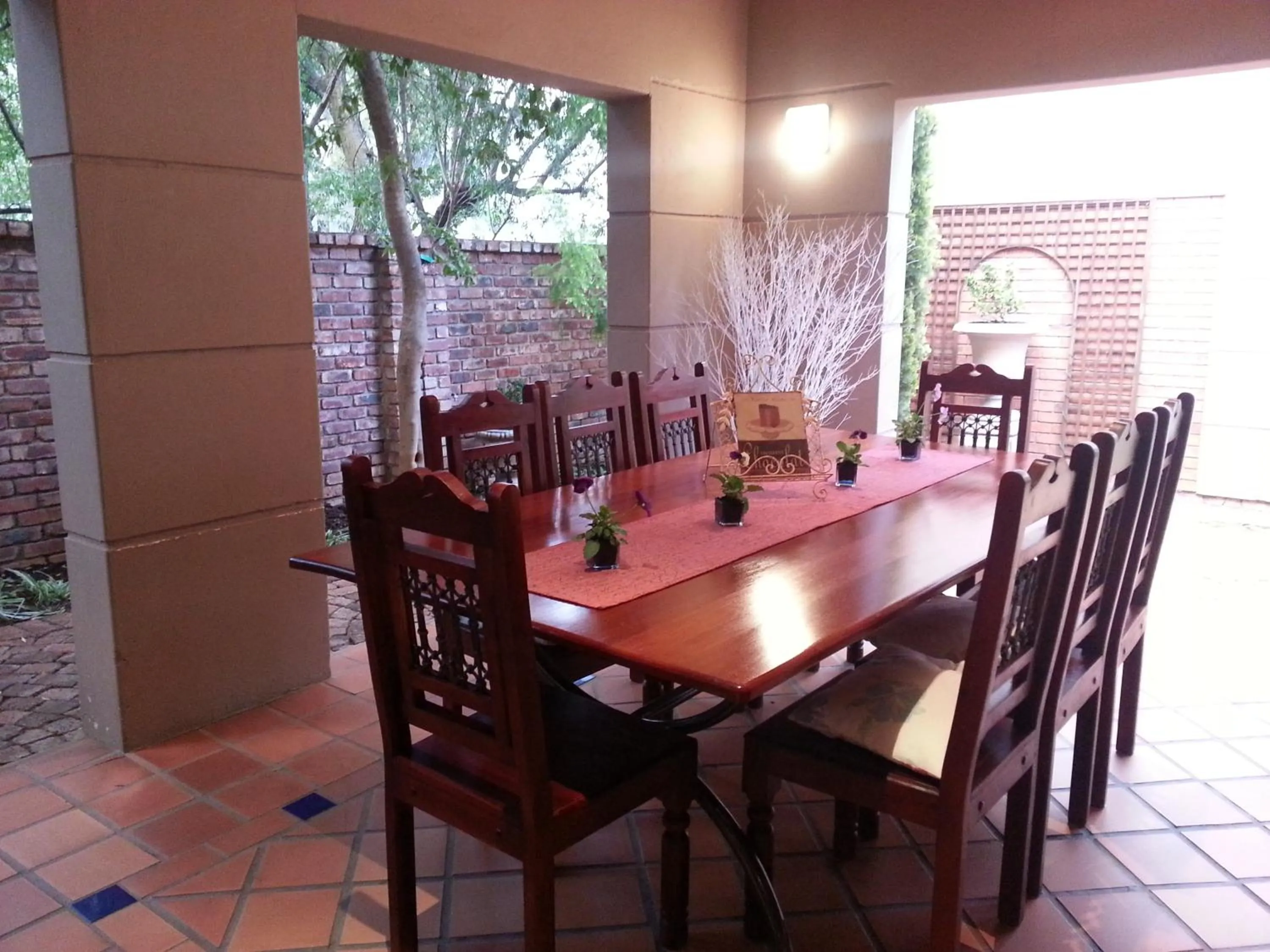 Patio in Primavera Guest House