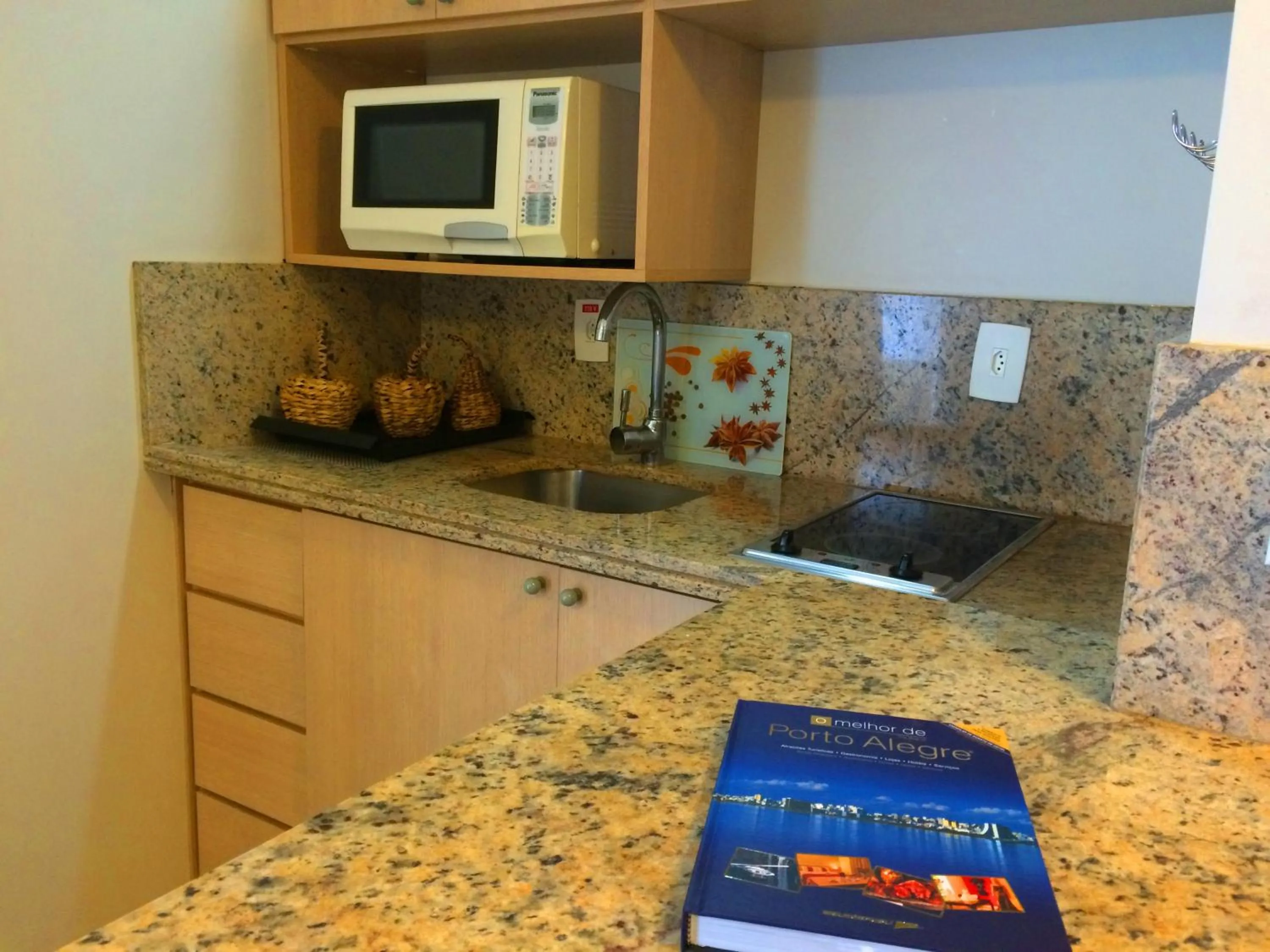 Kitchen or kitchenette in Bela Vista Hotel & Flat