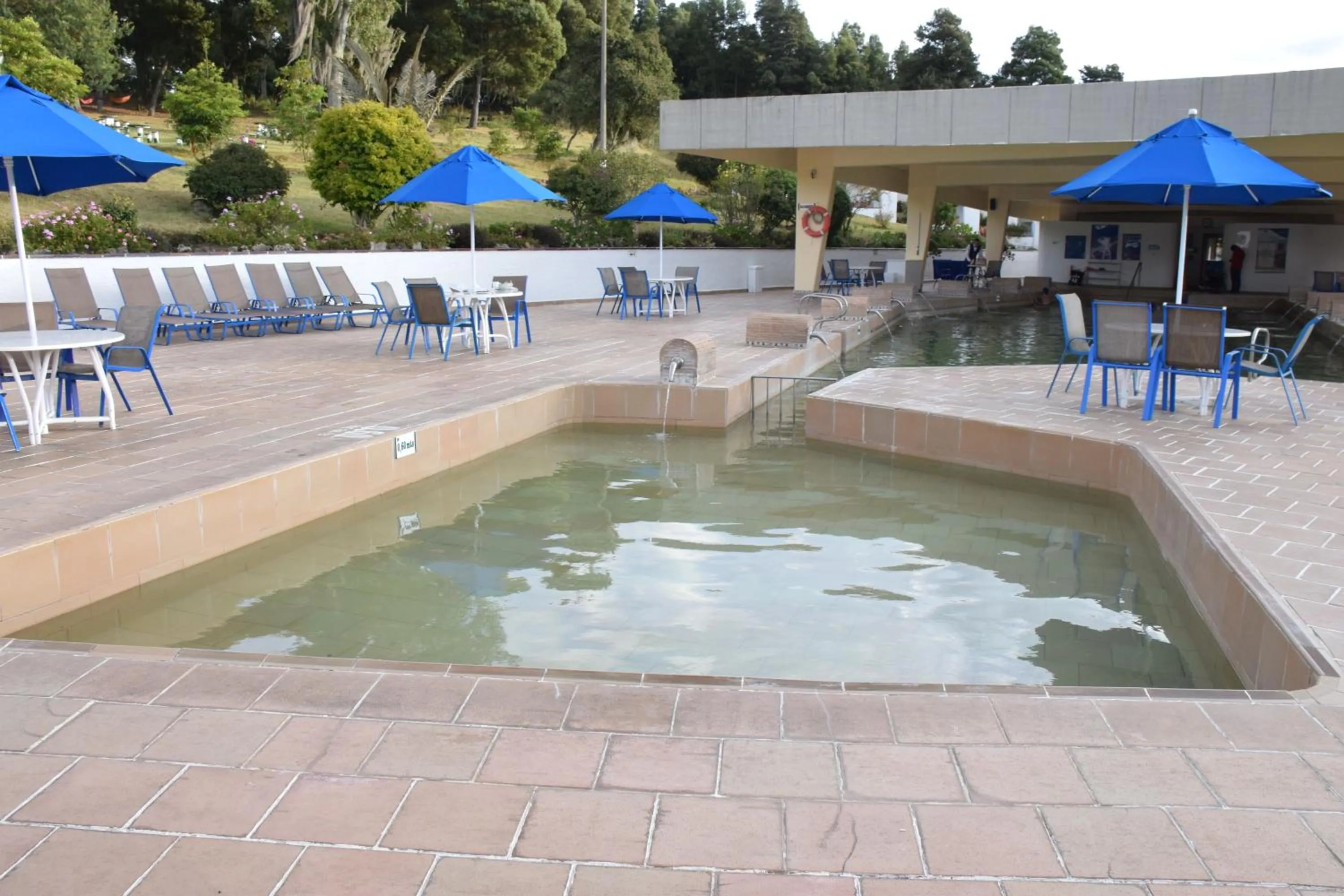 Pool view in D'Acosta Hotel Sochagota