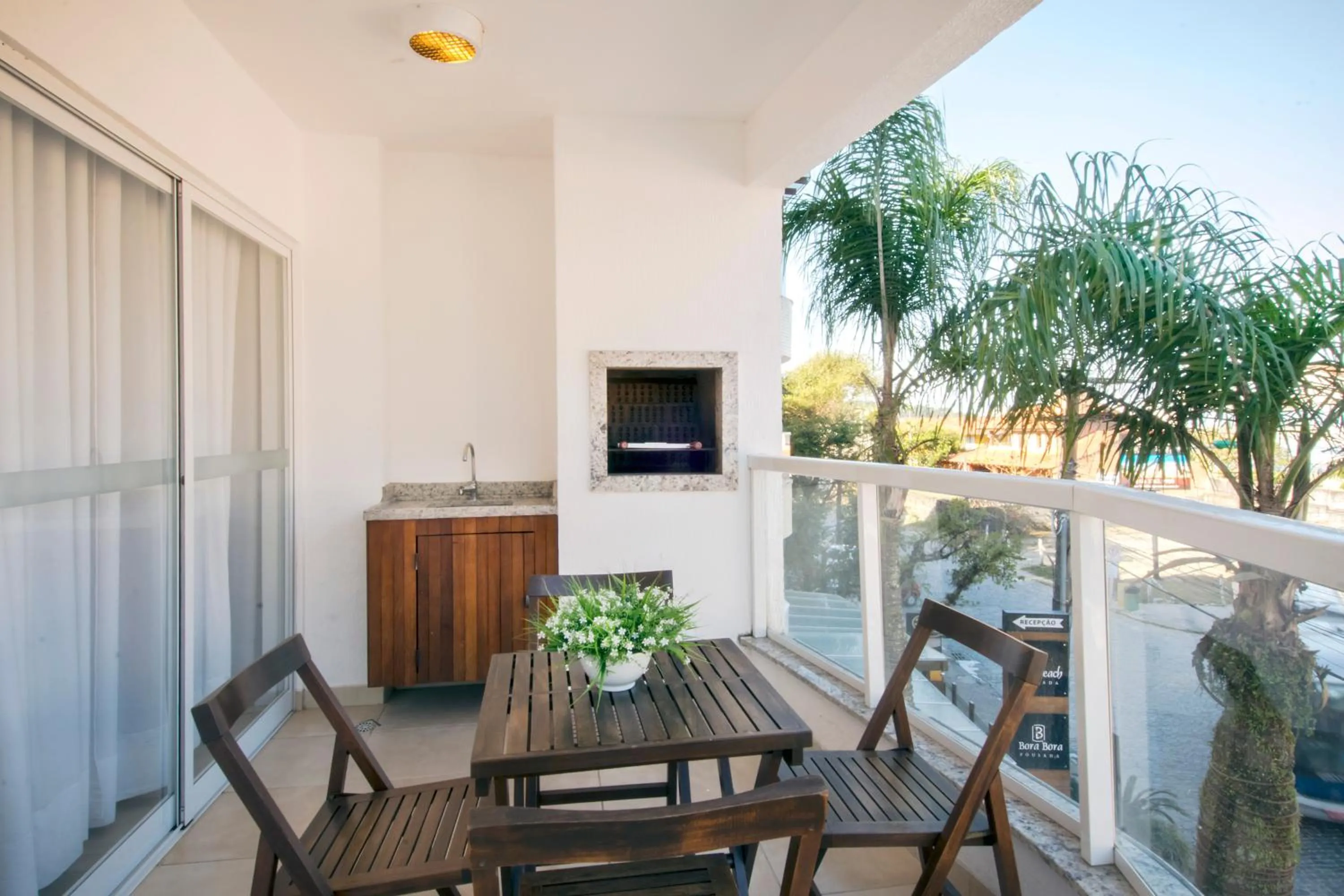 Balcony/Terrace in Pousada Bora Bora