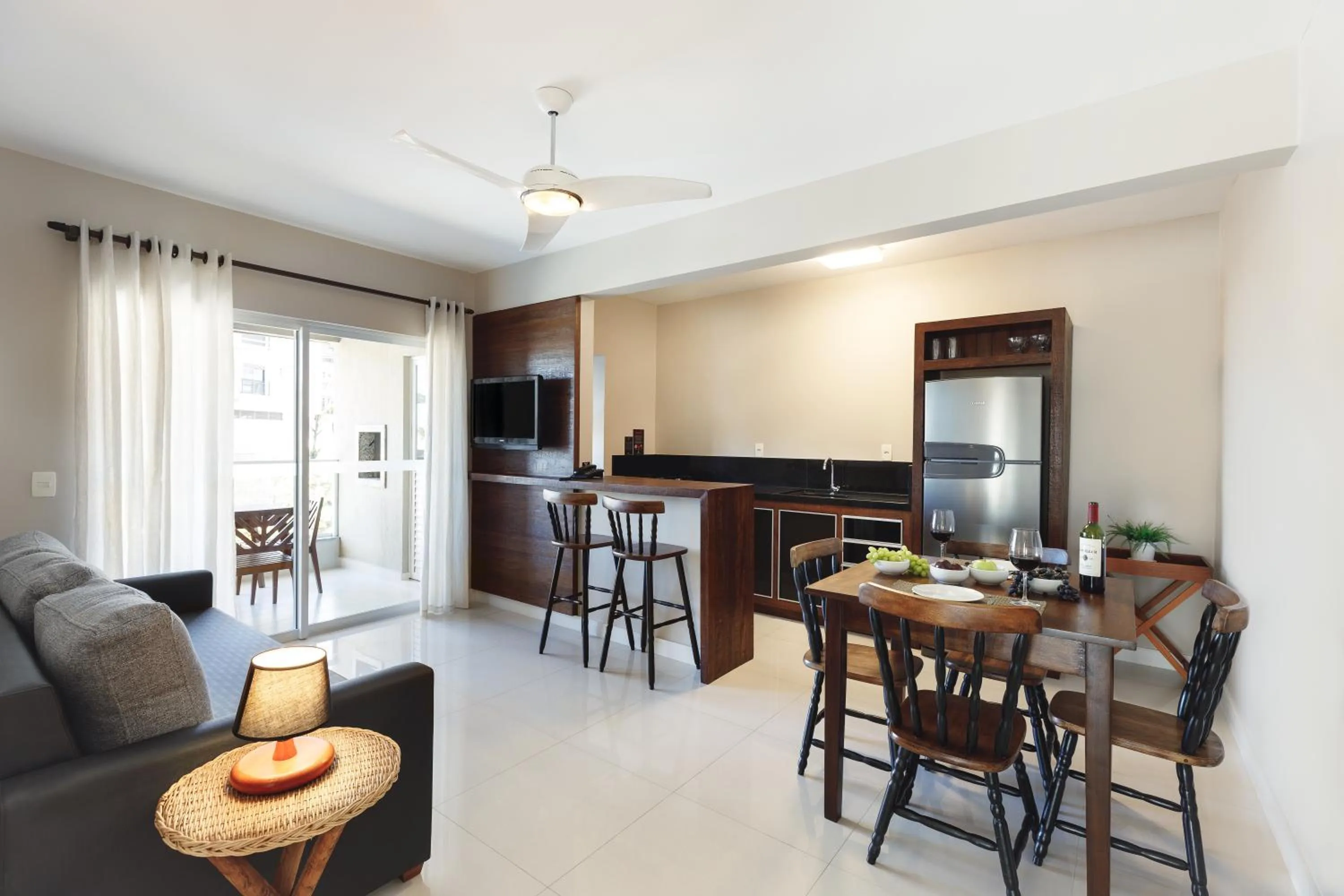 Kitchen or kitchenette in Pousada Bora Bora