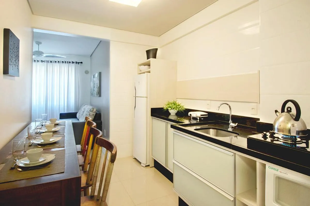 Kitchen or kitchenette in Pousada Bora Bora