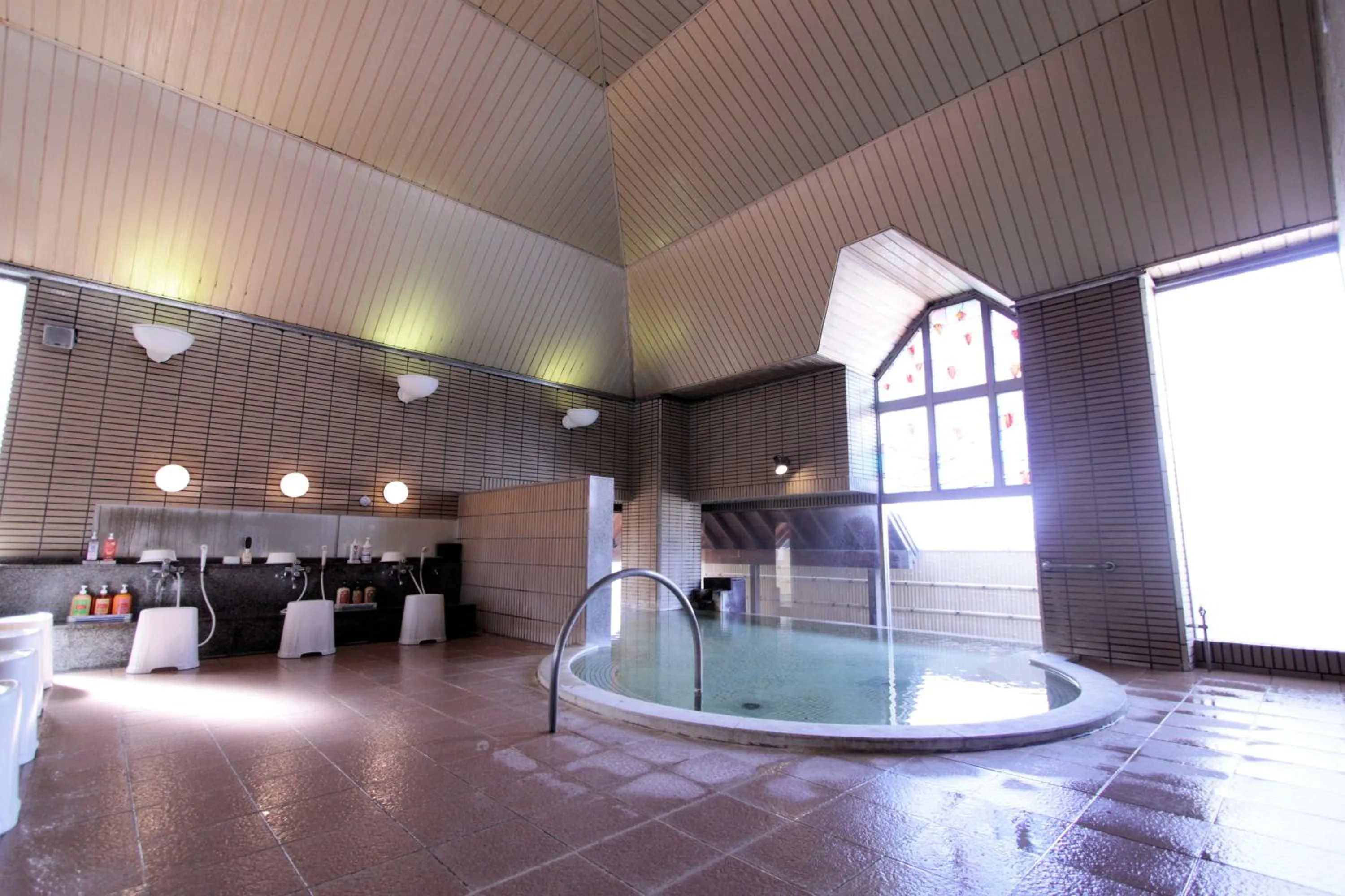 Hot Spring Bath in Hanabishi Hotel