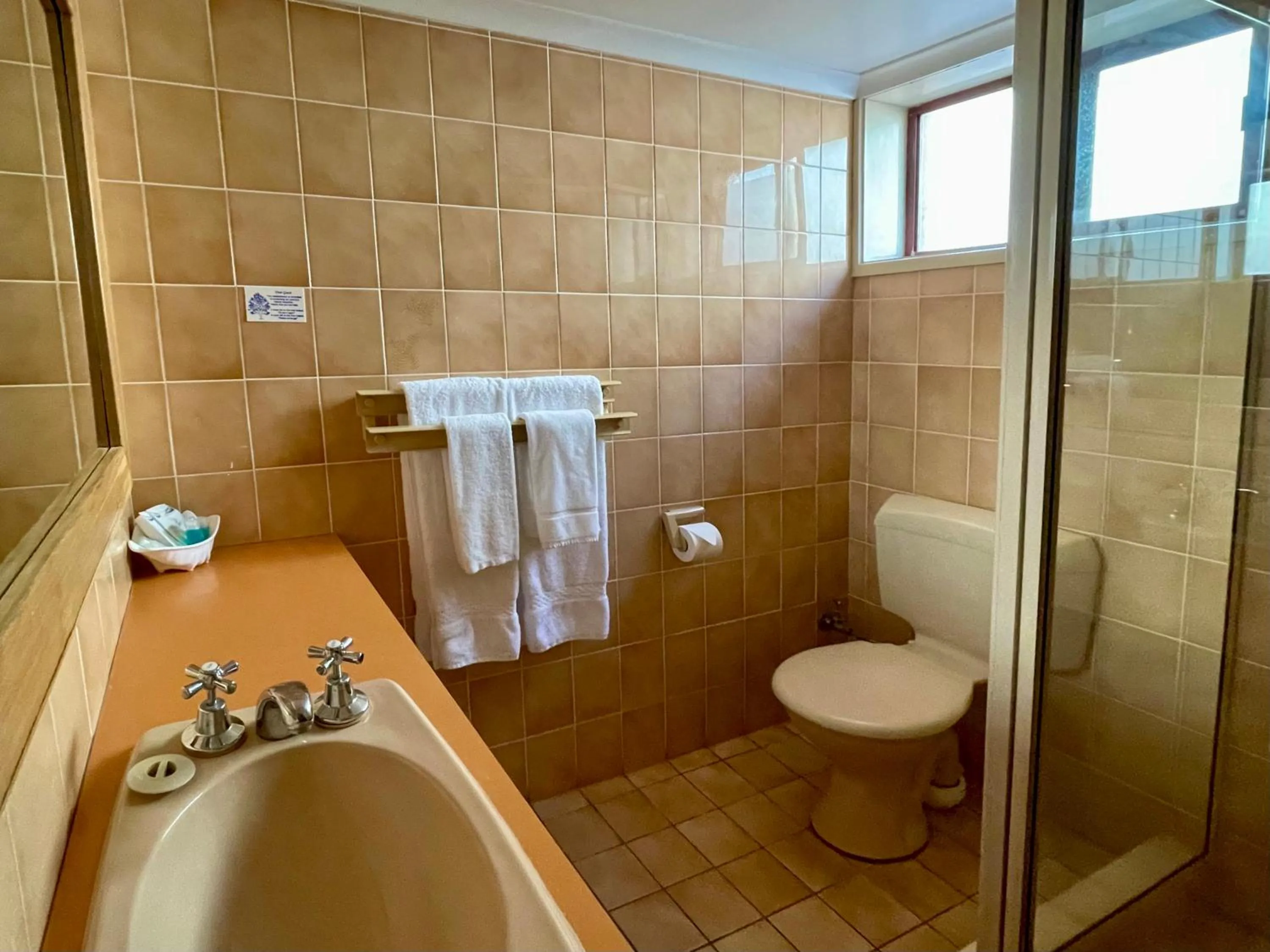 Shower in Ocean View Motor Inn Merimbula