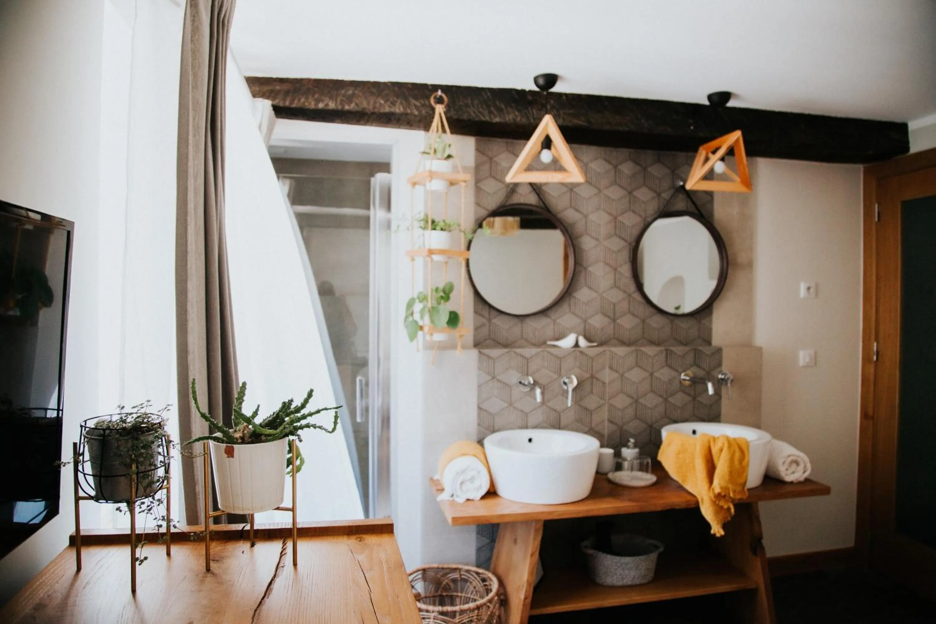 Bathroom in Le Moulin Camoula