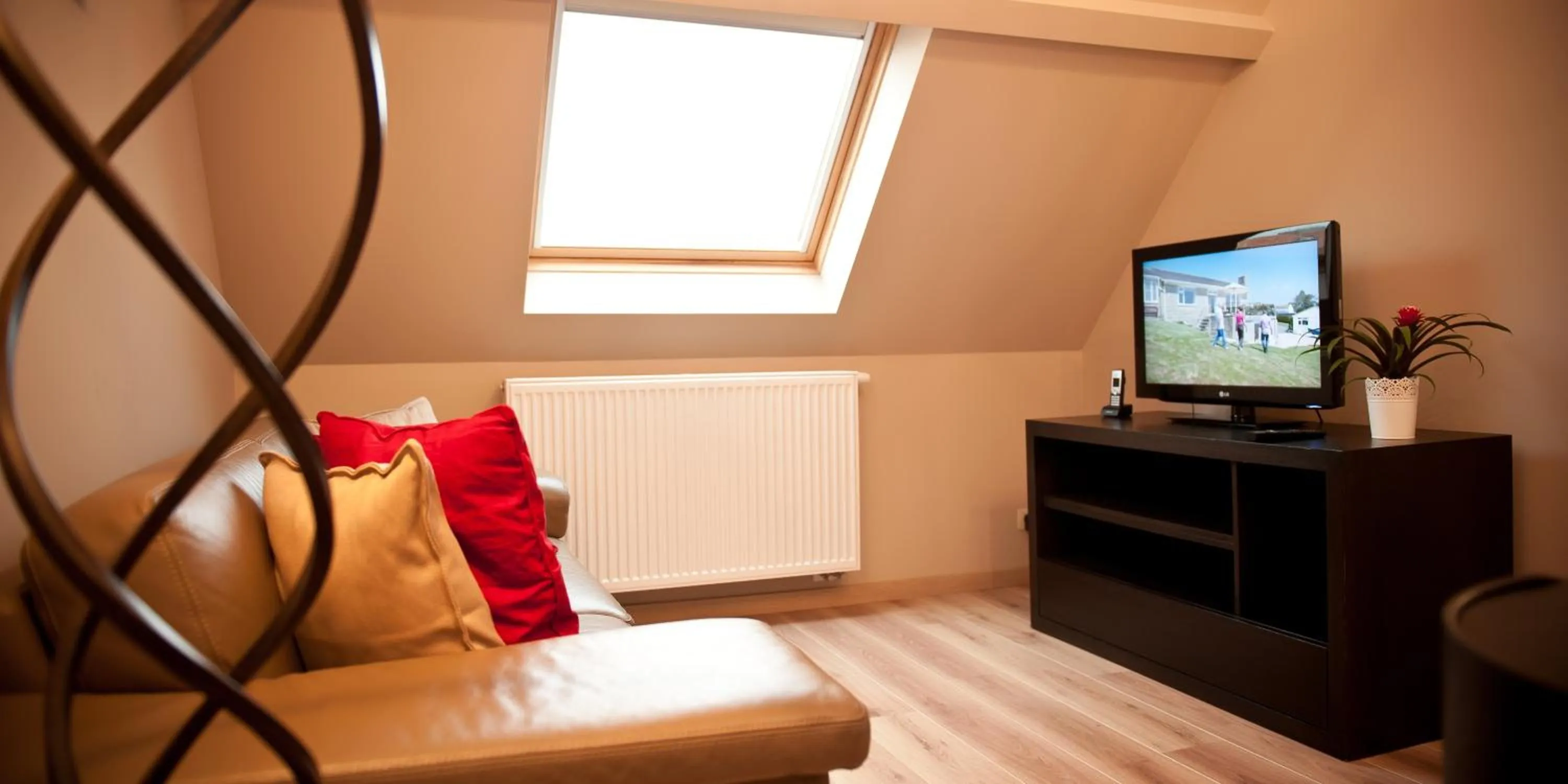 Living room in B&B Innbrugas