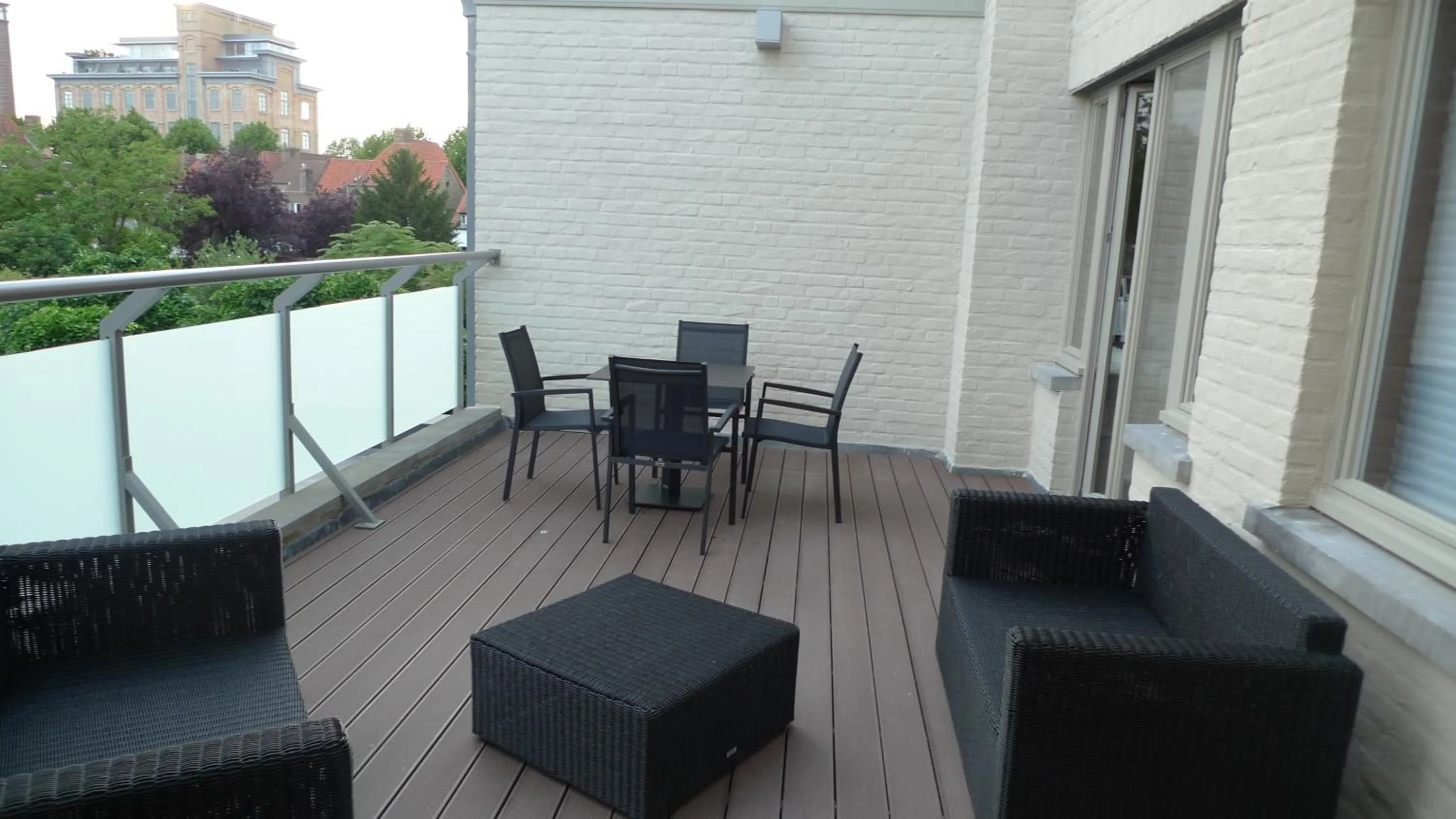 Balcony/Terrace in B&B Innbrugas