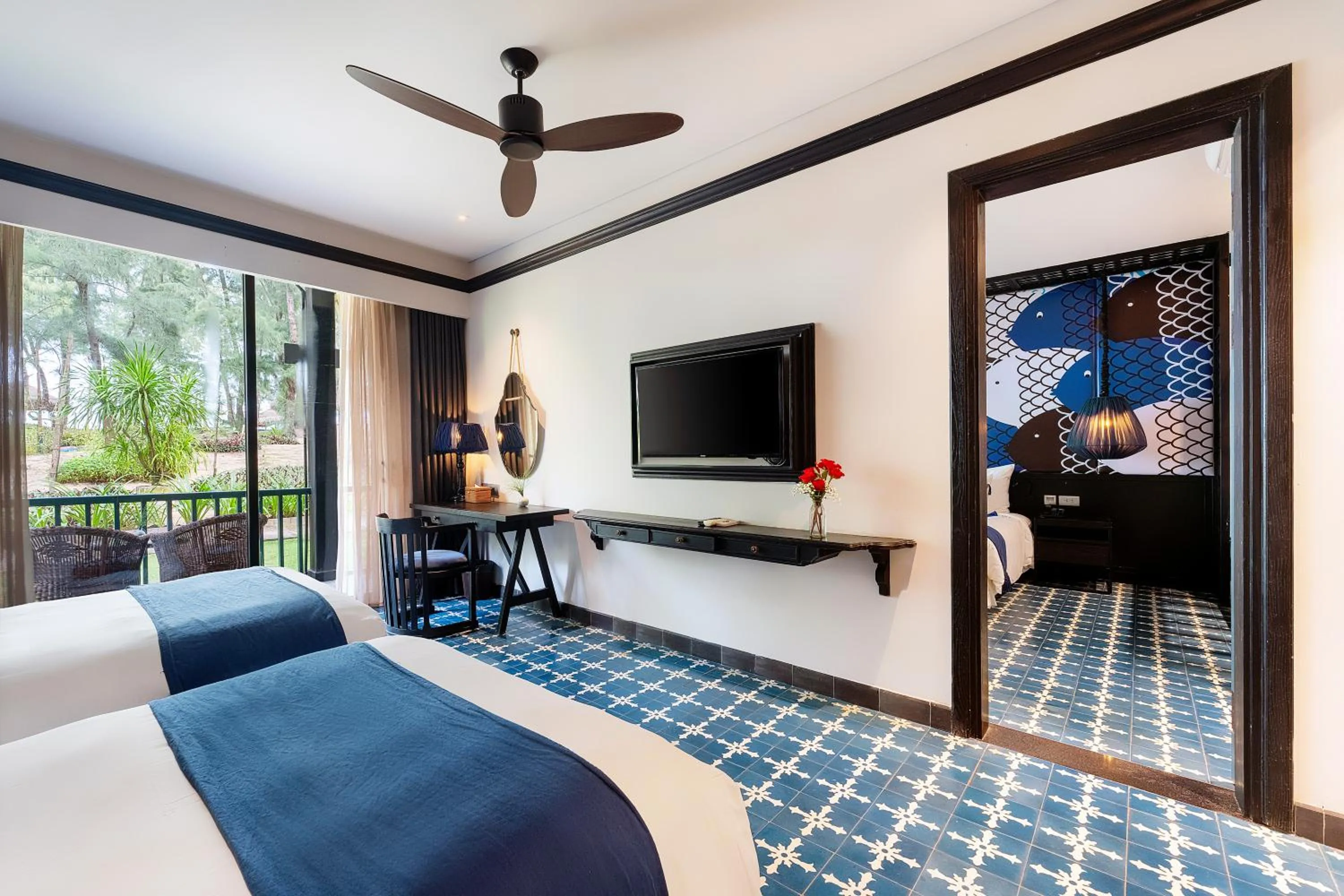 Family, Bed in Sol An Bang Beach Resort & Spa