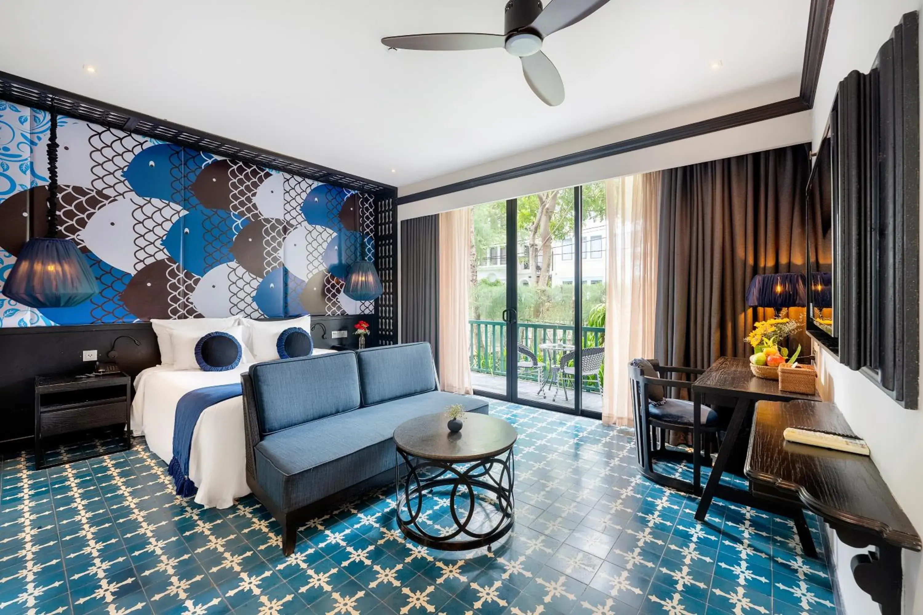 Deluxe Double or Twin Room with City View in Sol An Bang Beach Resort & Spa Deluxe Double or Twin Room with City View in Sol An Bang Beach Resort & Spa