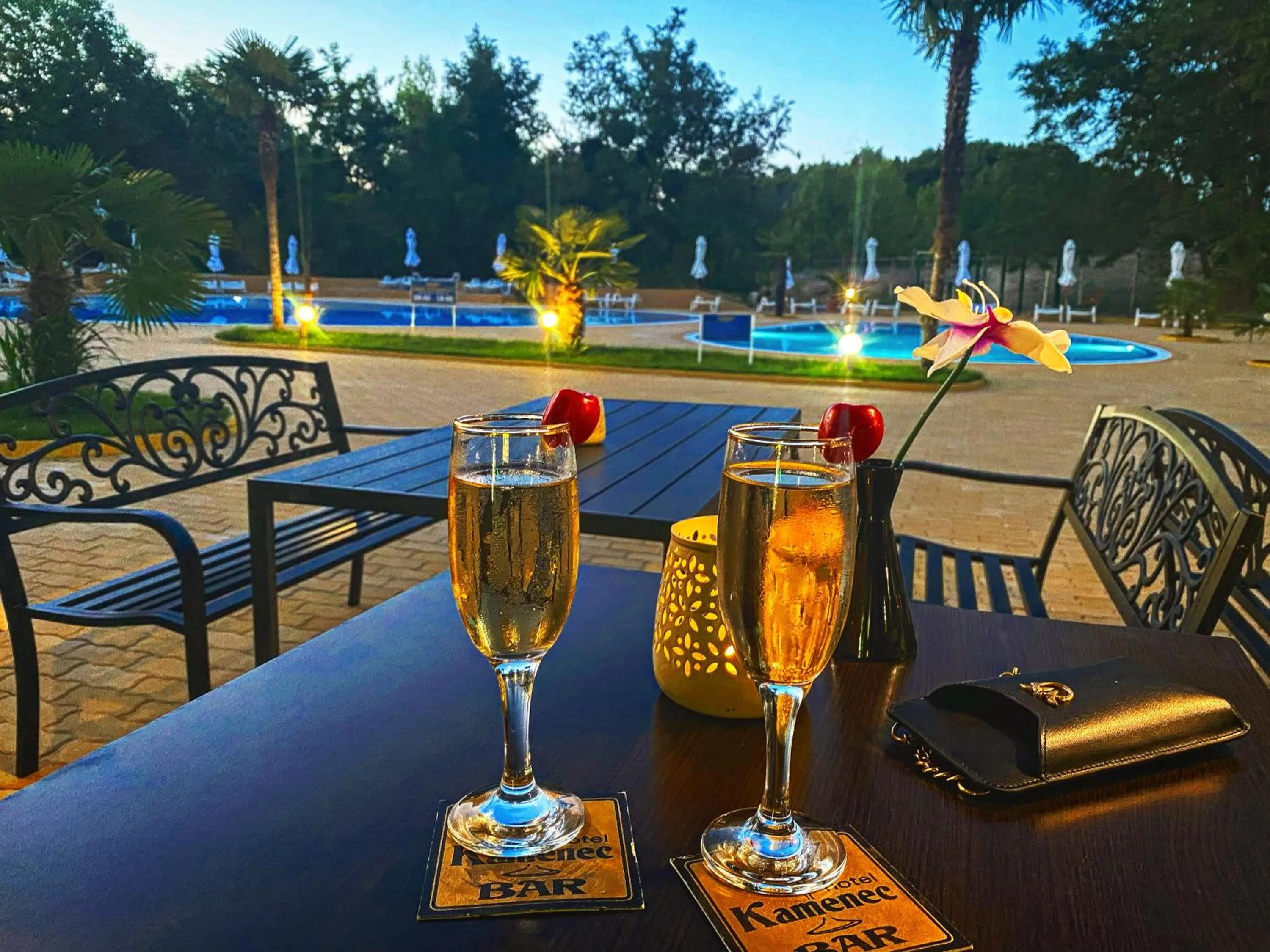 Swimming pool in Kamenec Hotel