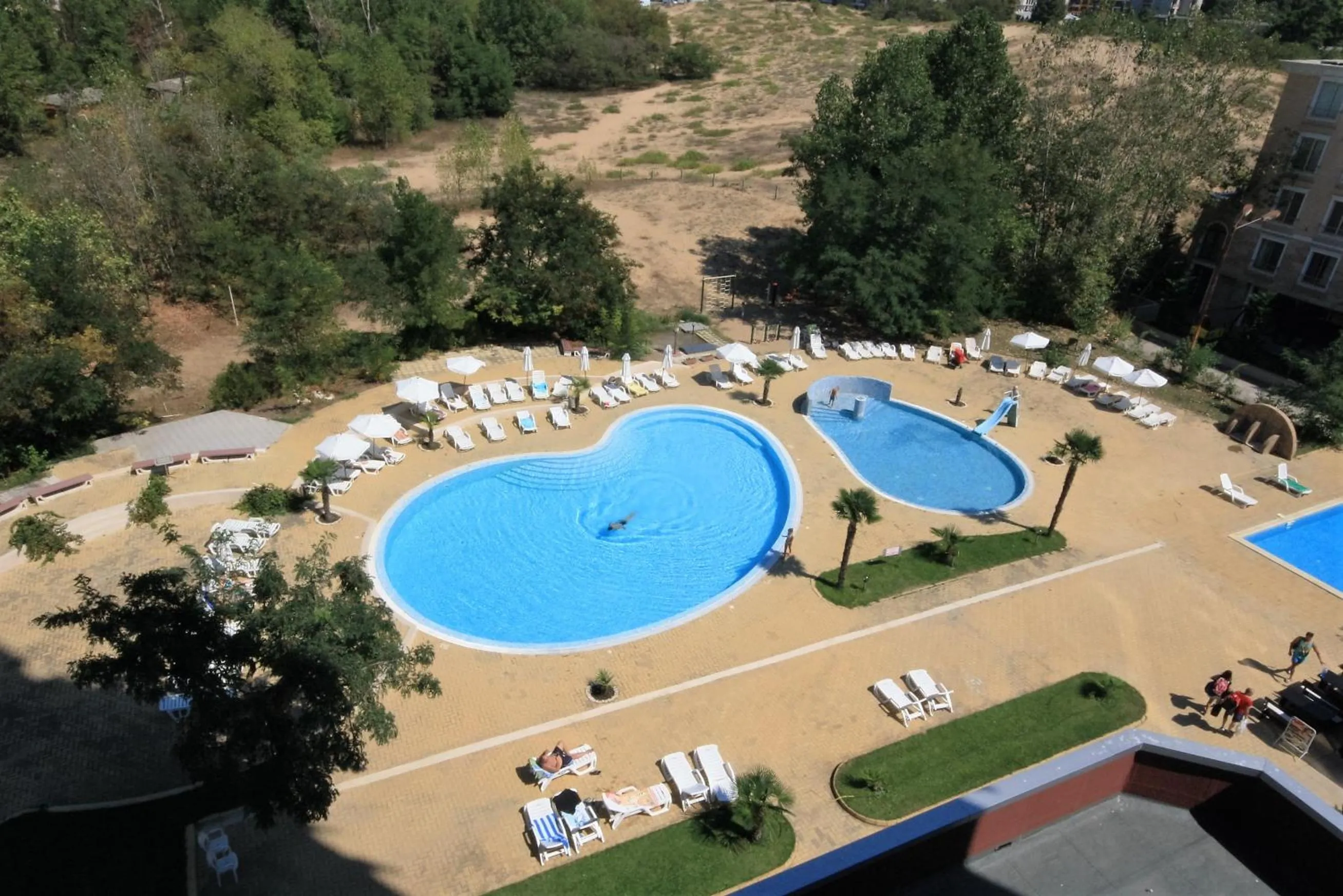 Swimming pool in Kamenec Hotel