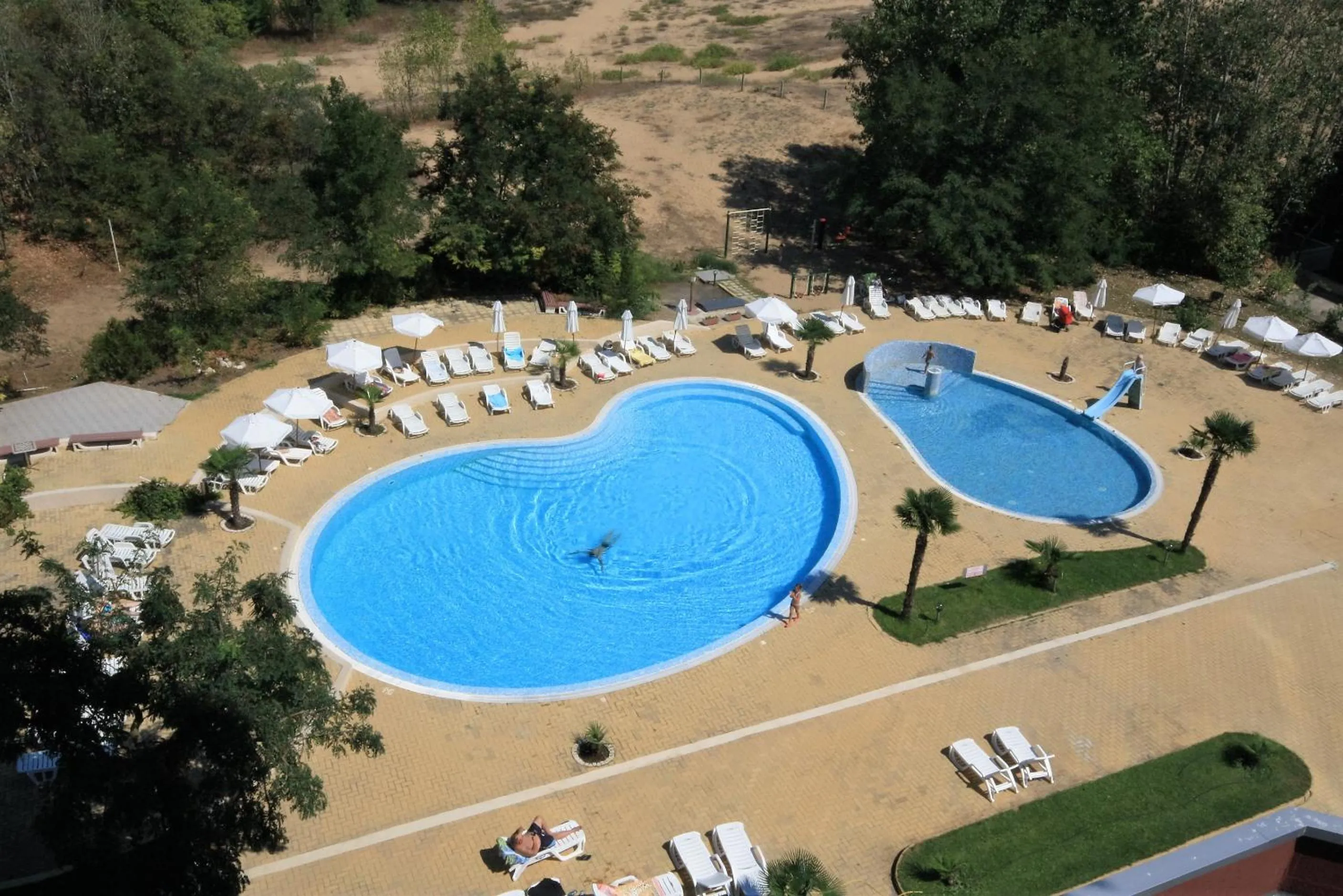 Swimming pool in Kamenec Hotel