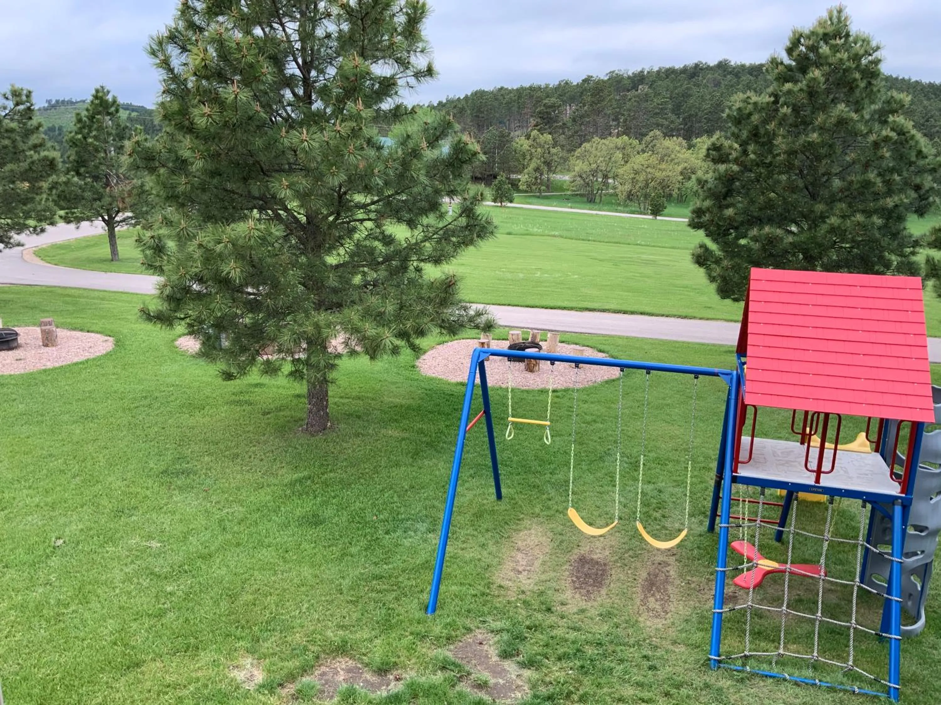 Children play ground in Rockerville Lodge & Cabins