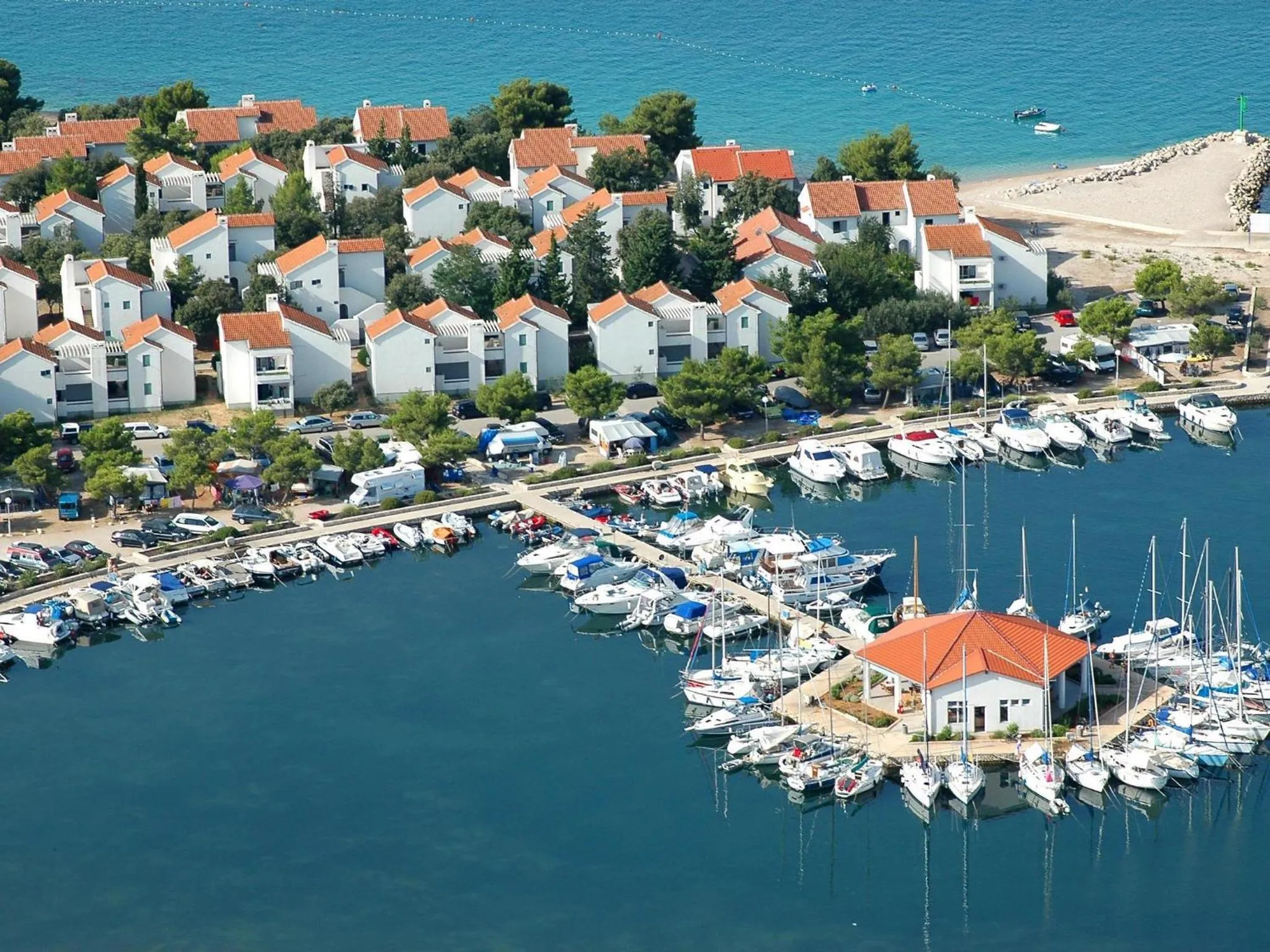 Bird's eye view in Amadria Park Apartments Šibenik