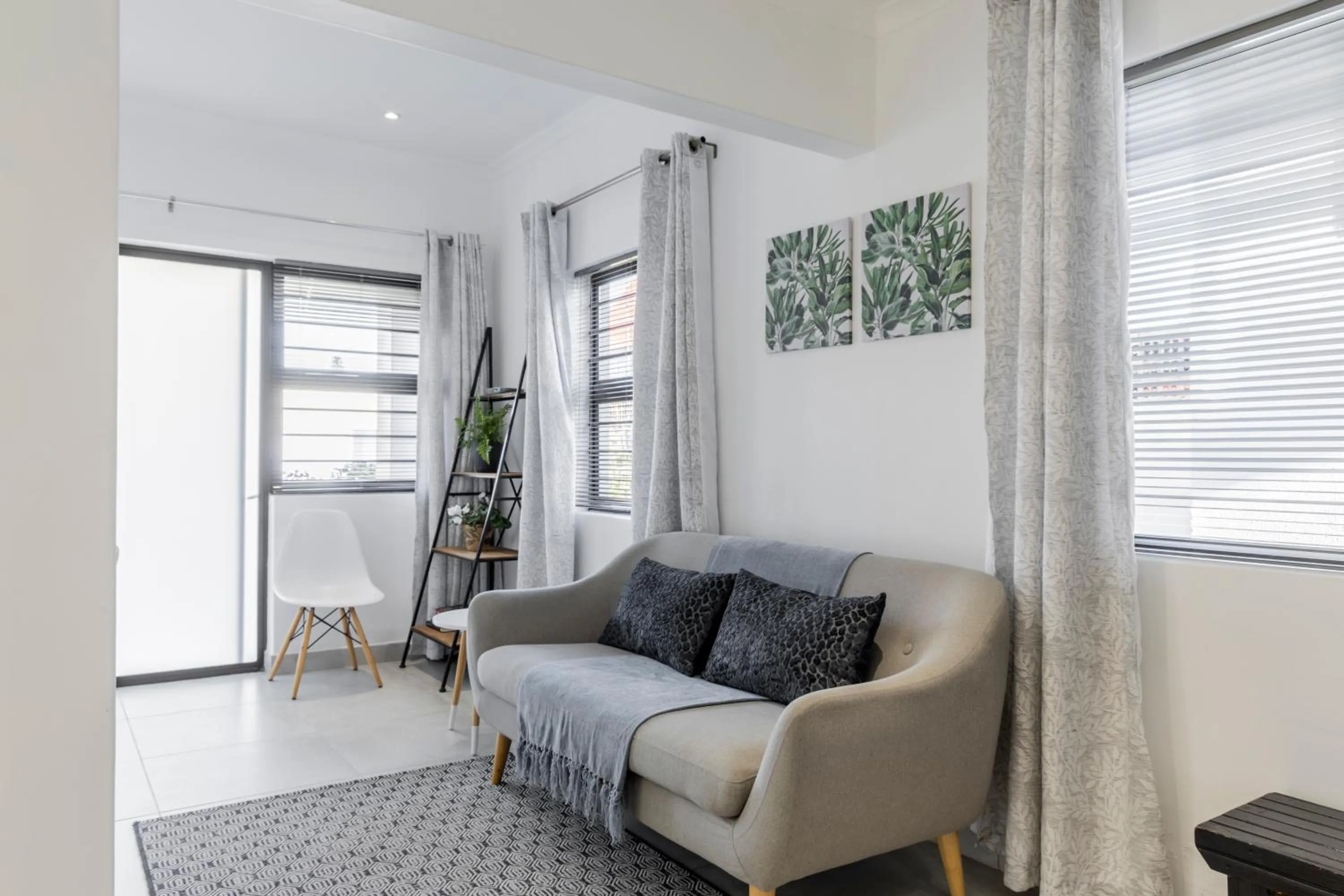 Seating area in Three Small Trees