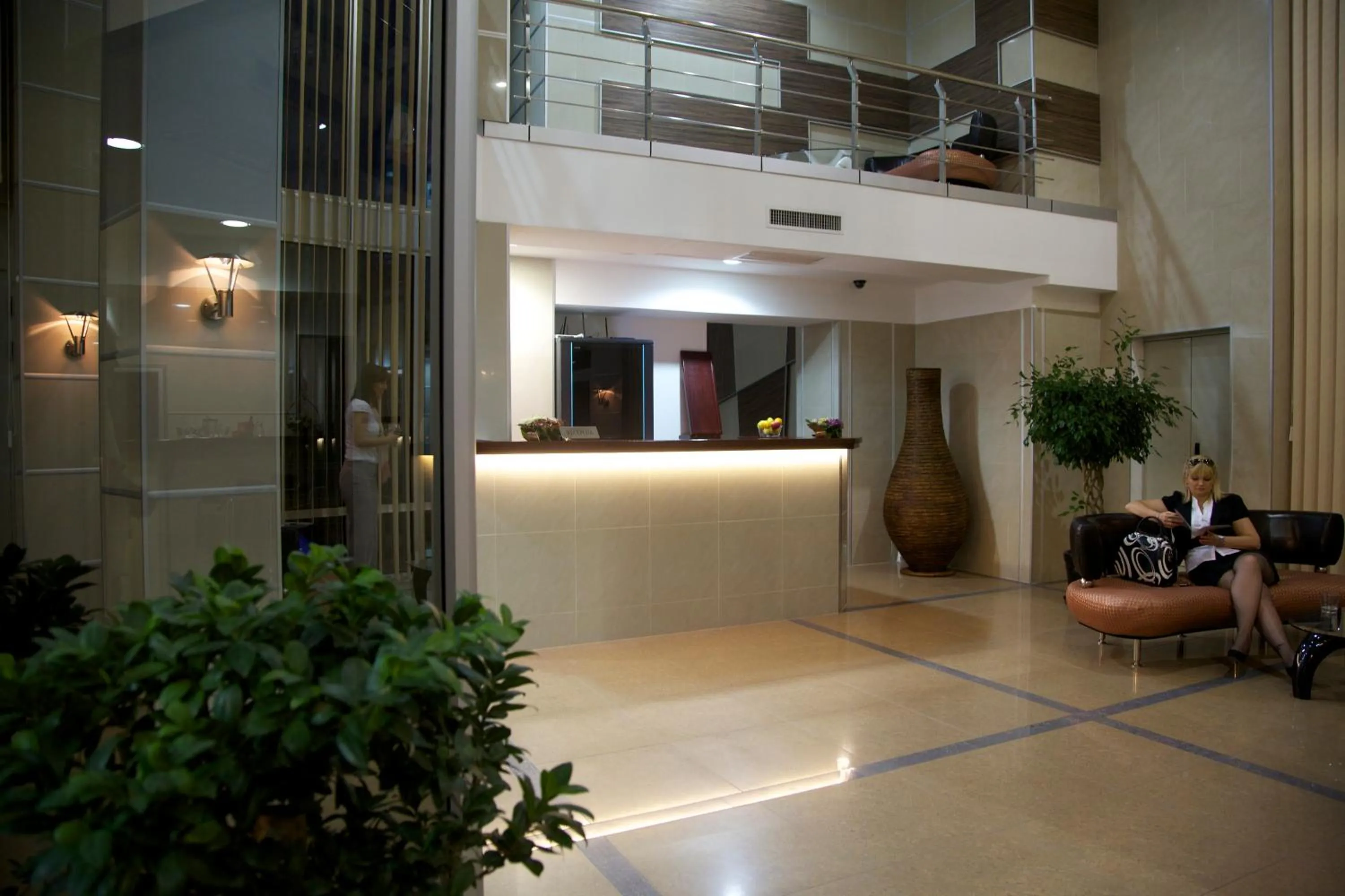 Lobby or reception in Hotel Zeder Garni