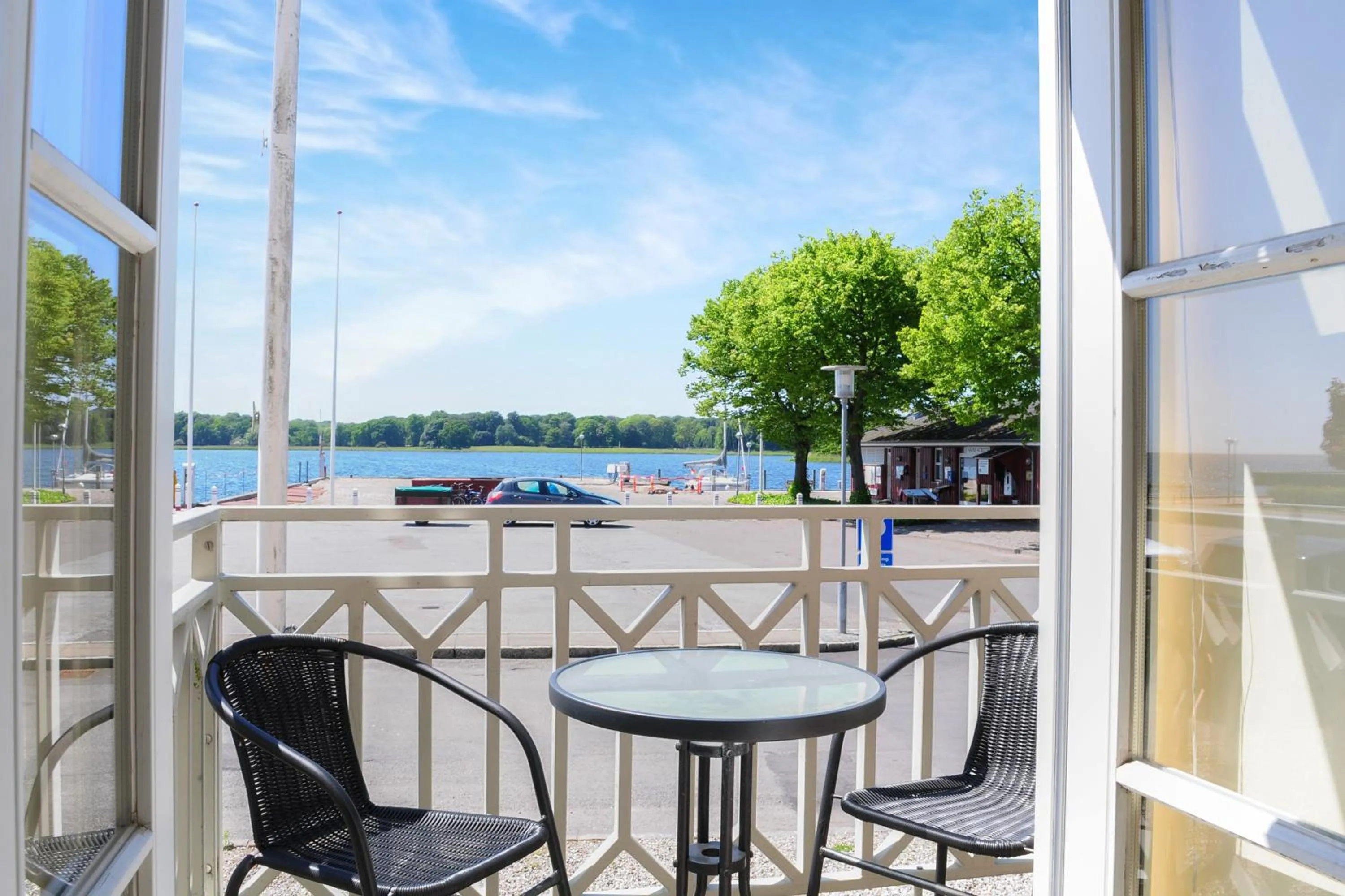 Balcony/Terrace in Hotel Nysted Havn