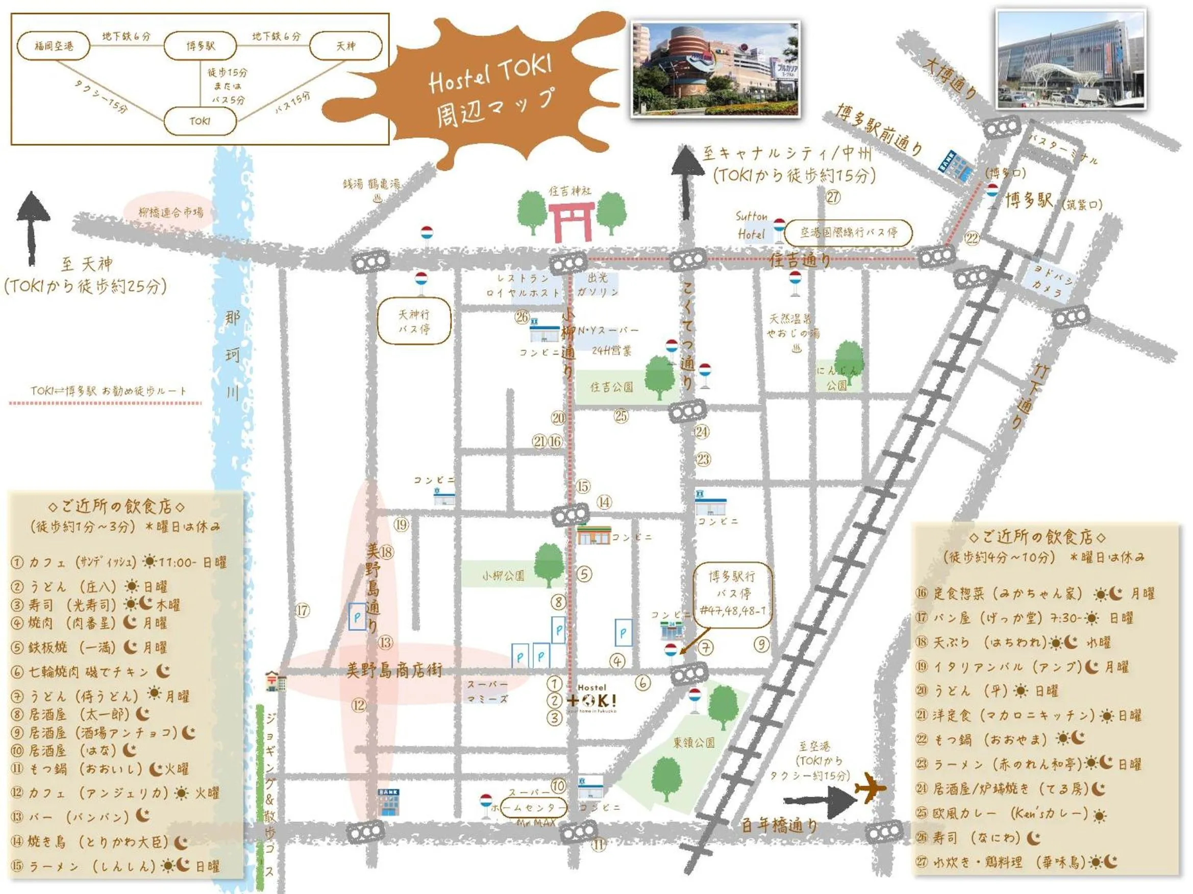 Off site in Hostel TOKI