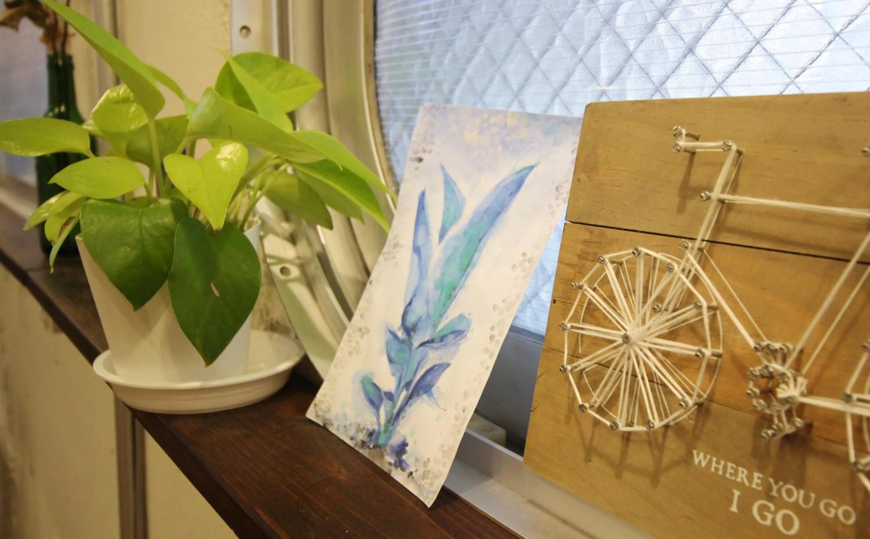 Decorative detail in Hostel TOKI