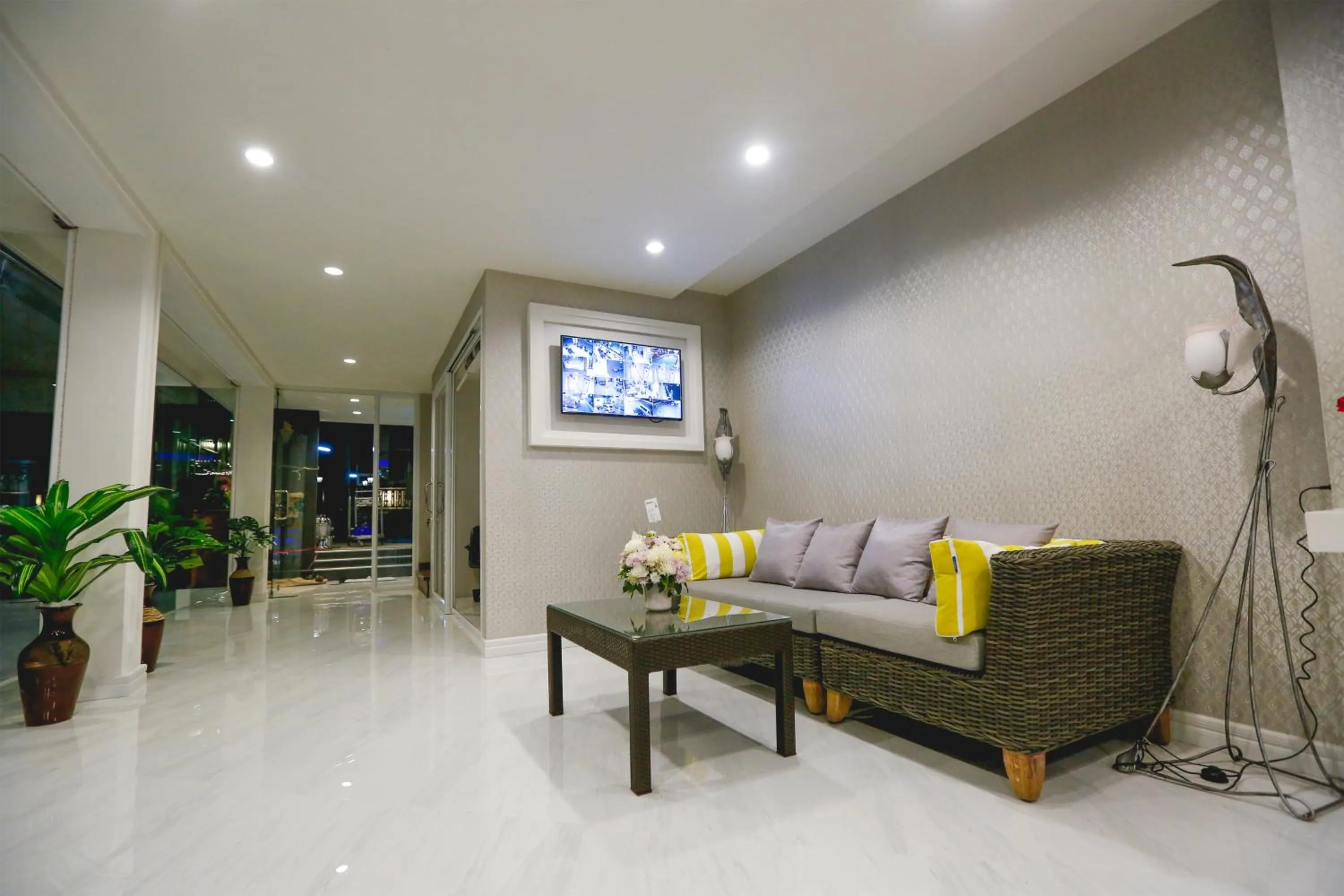 Decorative detail in Hua Hin White Villa Hotel - SHA Certified