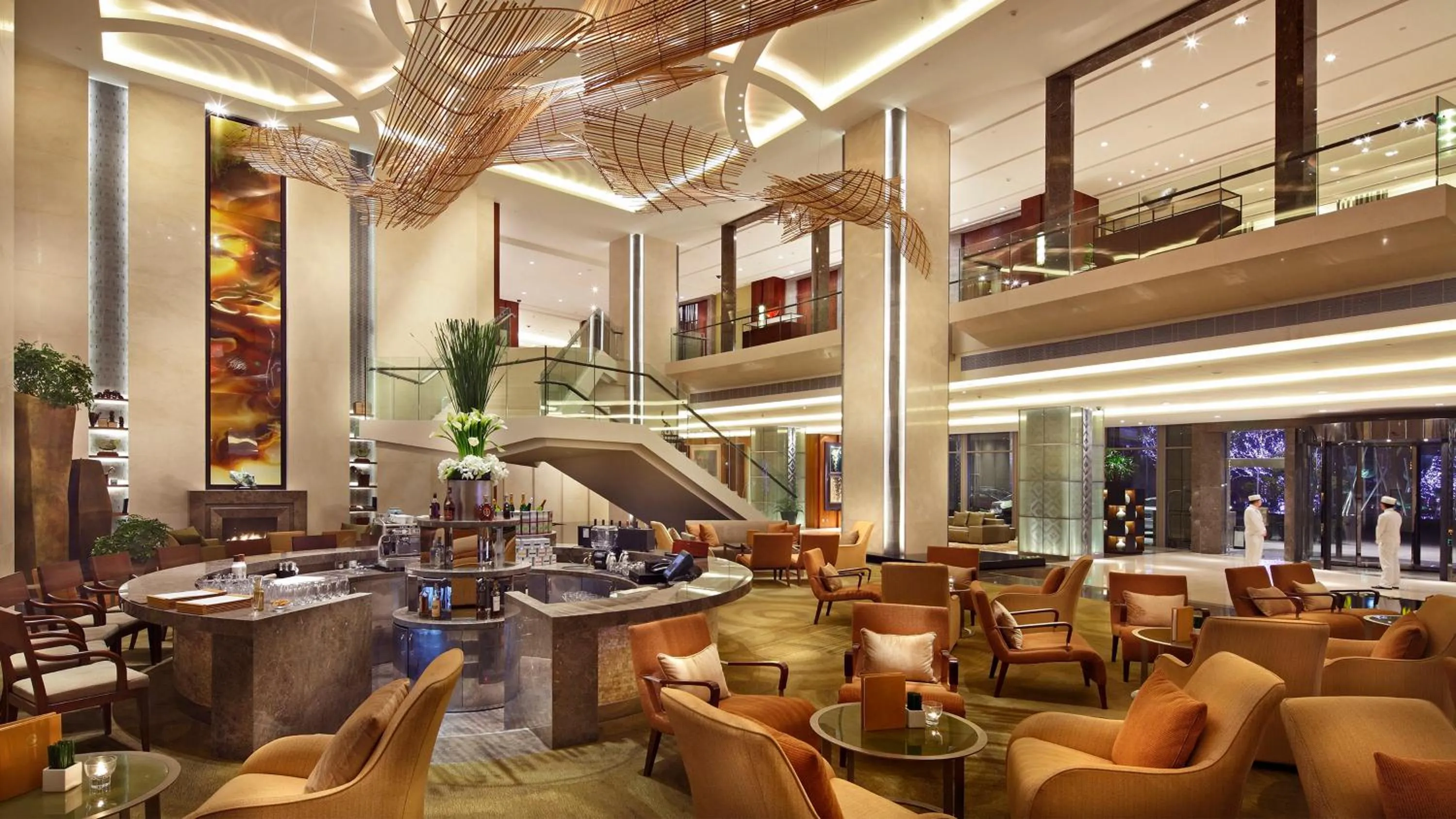 Lounge or bar in InterContinental Suzhou Hotel by IHG