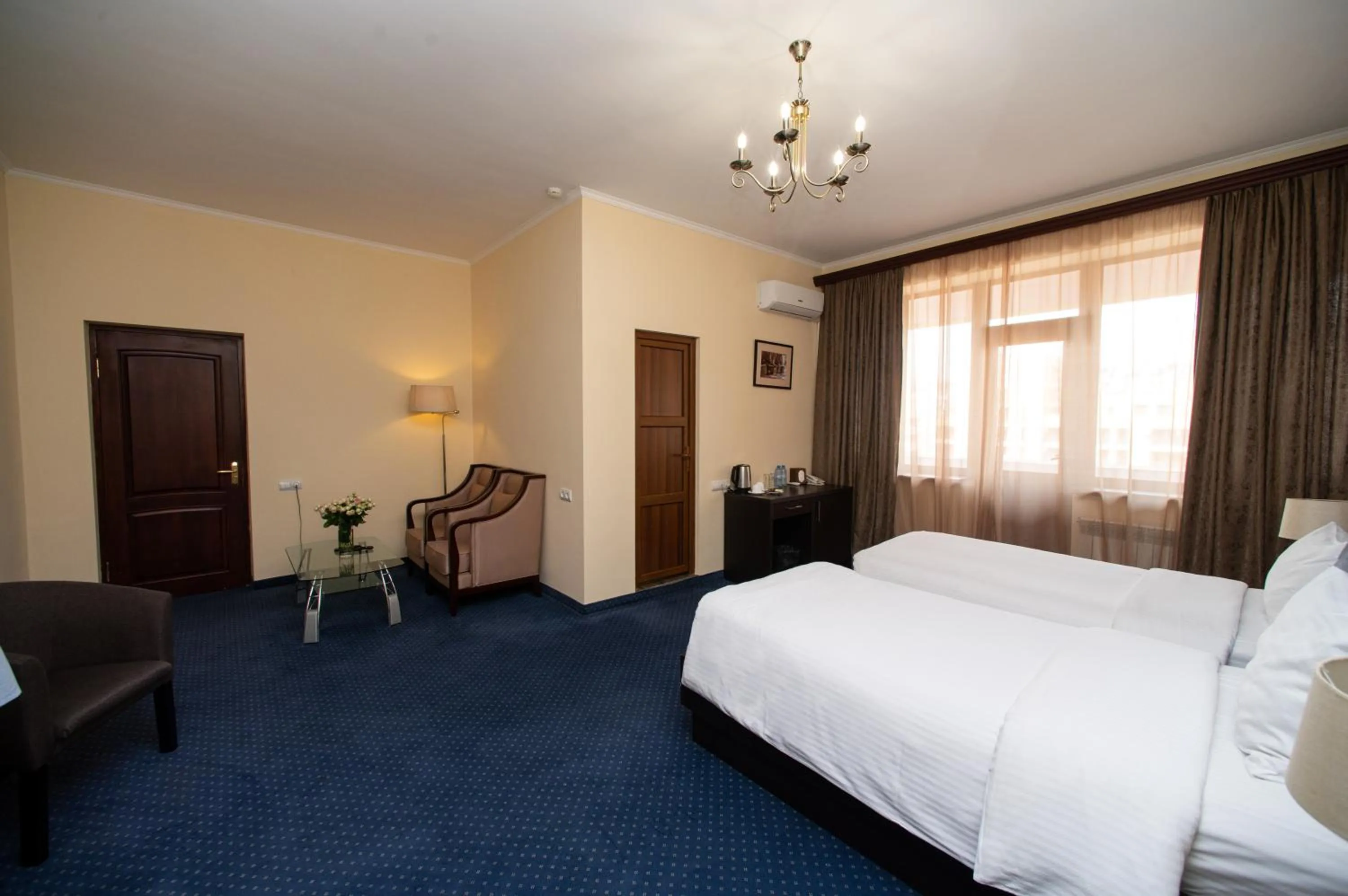 Bed in 14 Floor Hotel