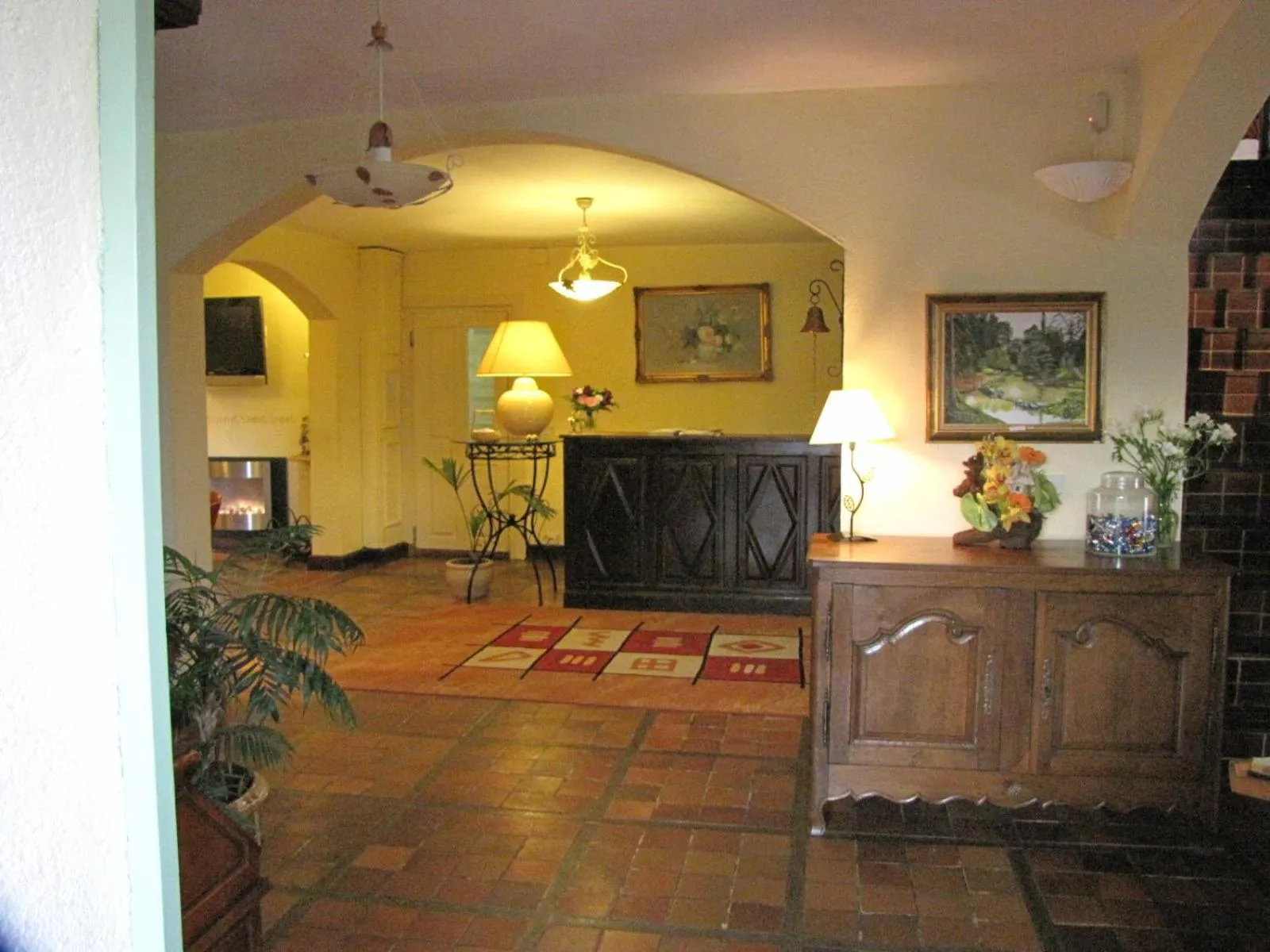 Lobby or reception in Les Etangs de Guibert