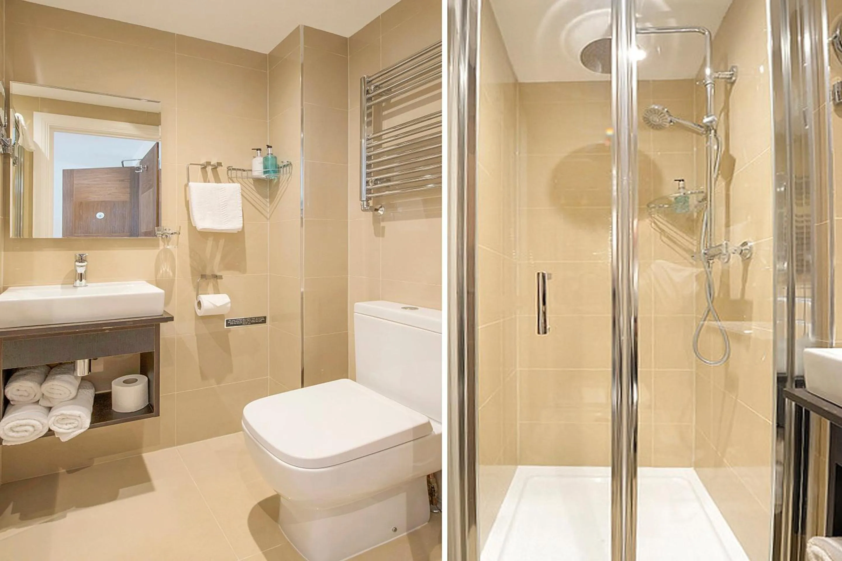 Bathroom in OYO Townhouse 30 Sussex Hotel, London Paddington