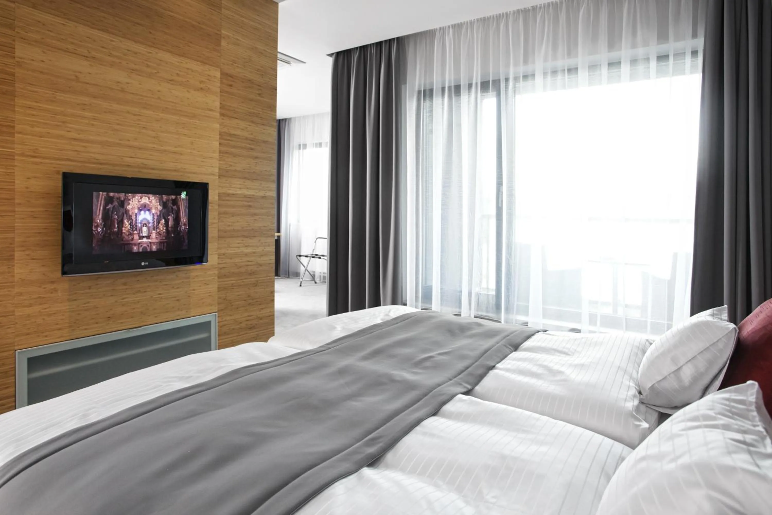 Decorative detail, Bed in Wellness Hotel ABÁCIE