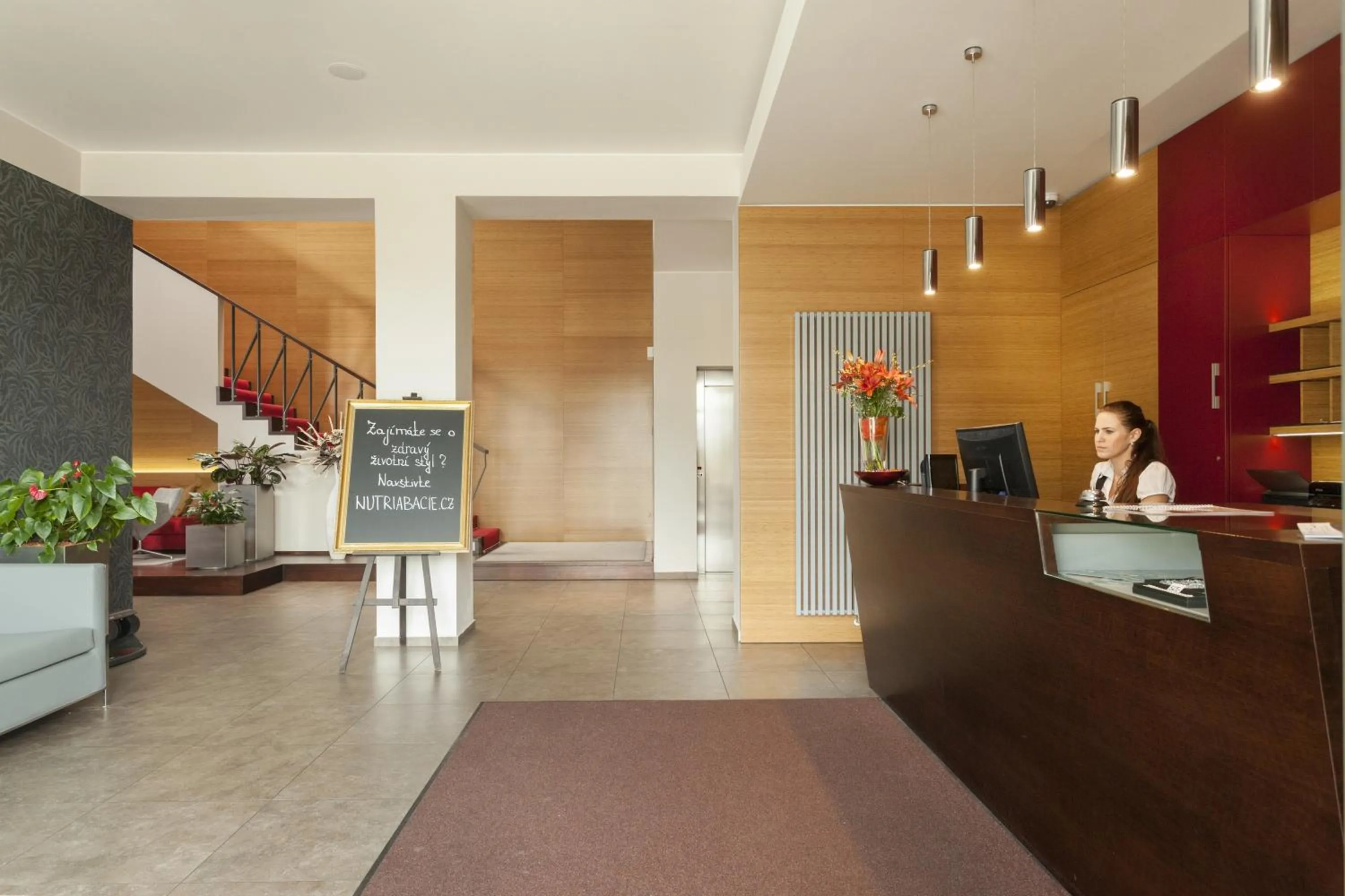 Lobby or reception in Wellness Hotel ABÁCIE