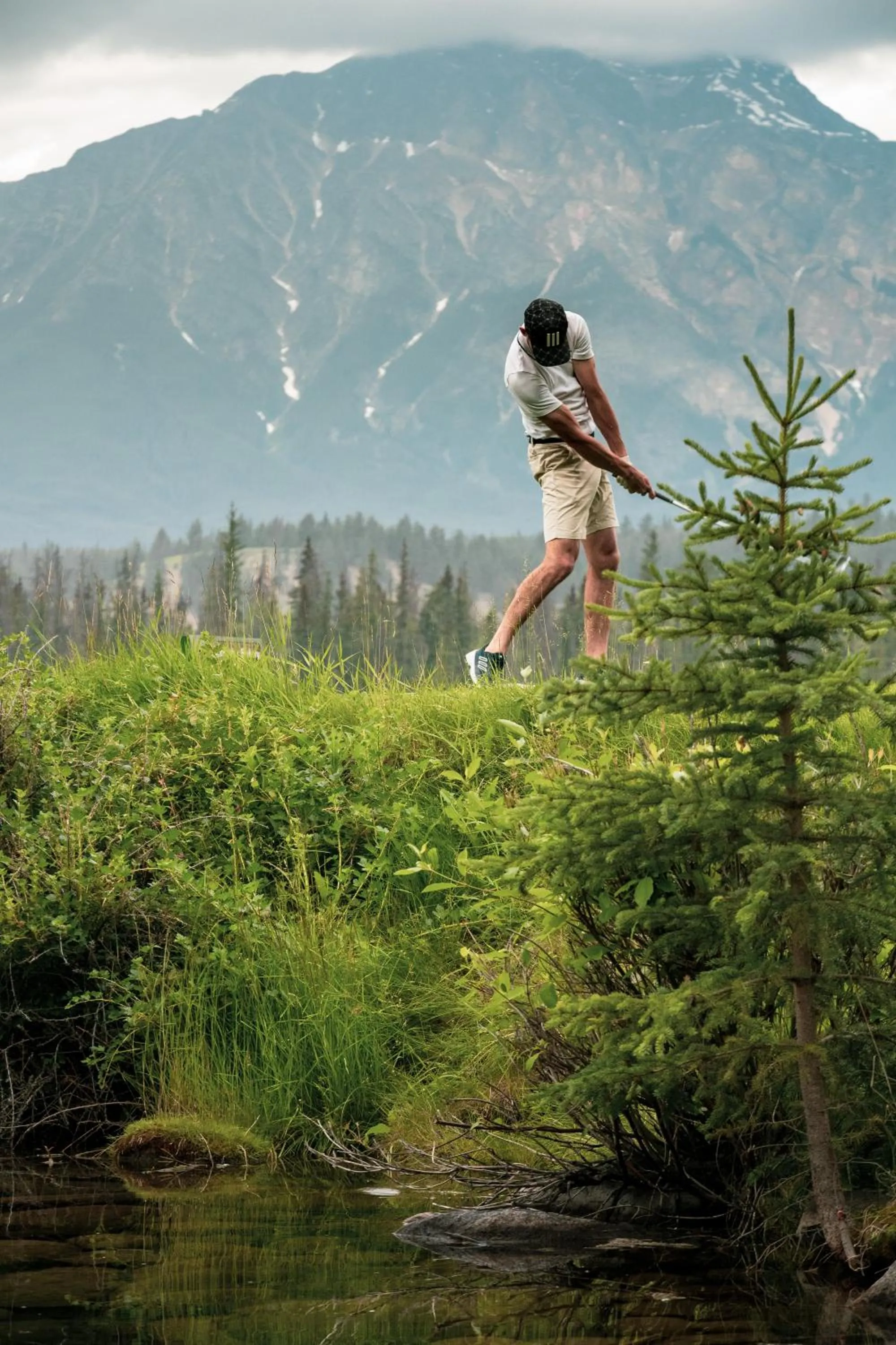 Golfcourse in Fairmont Jasper Park Lodge