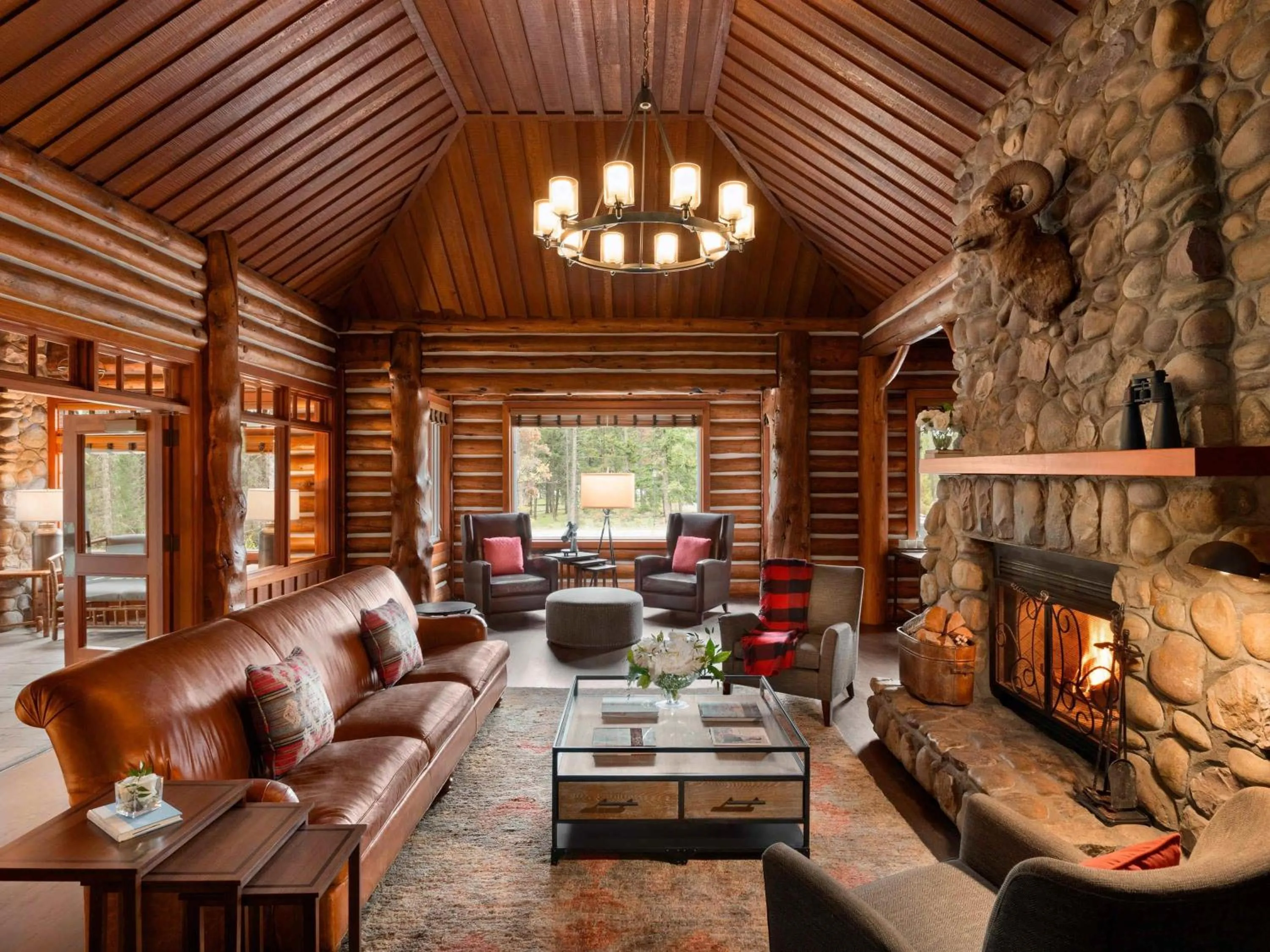 Bedroom in Fairmont Jasper Park Lodge