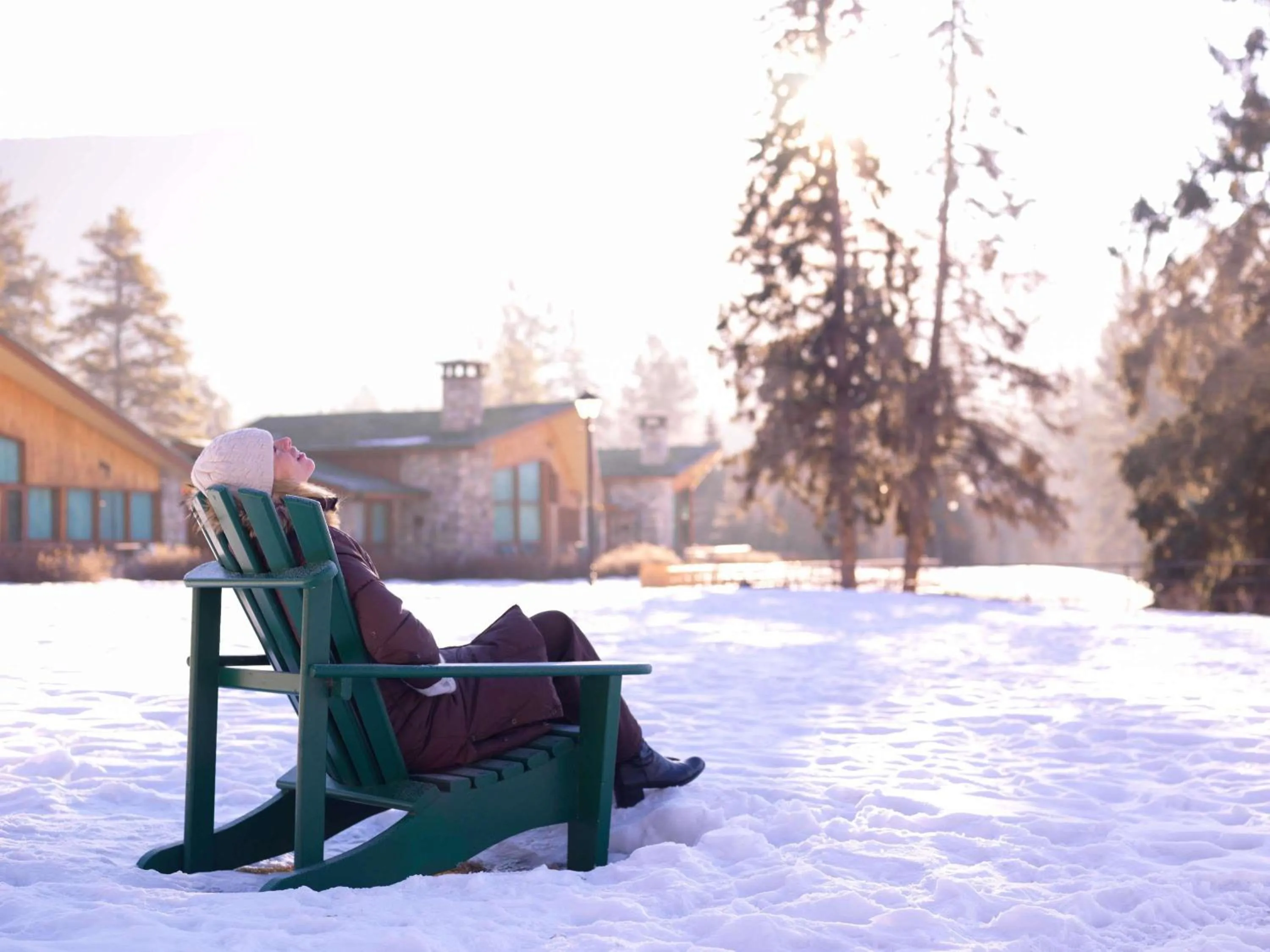 Property building in Fairmont Jasper Park Lodge
