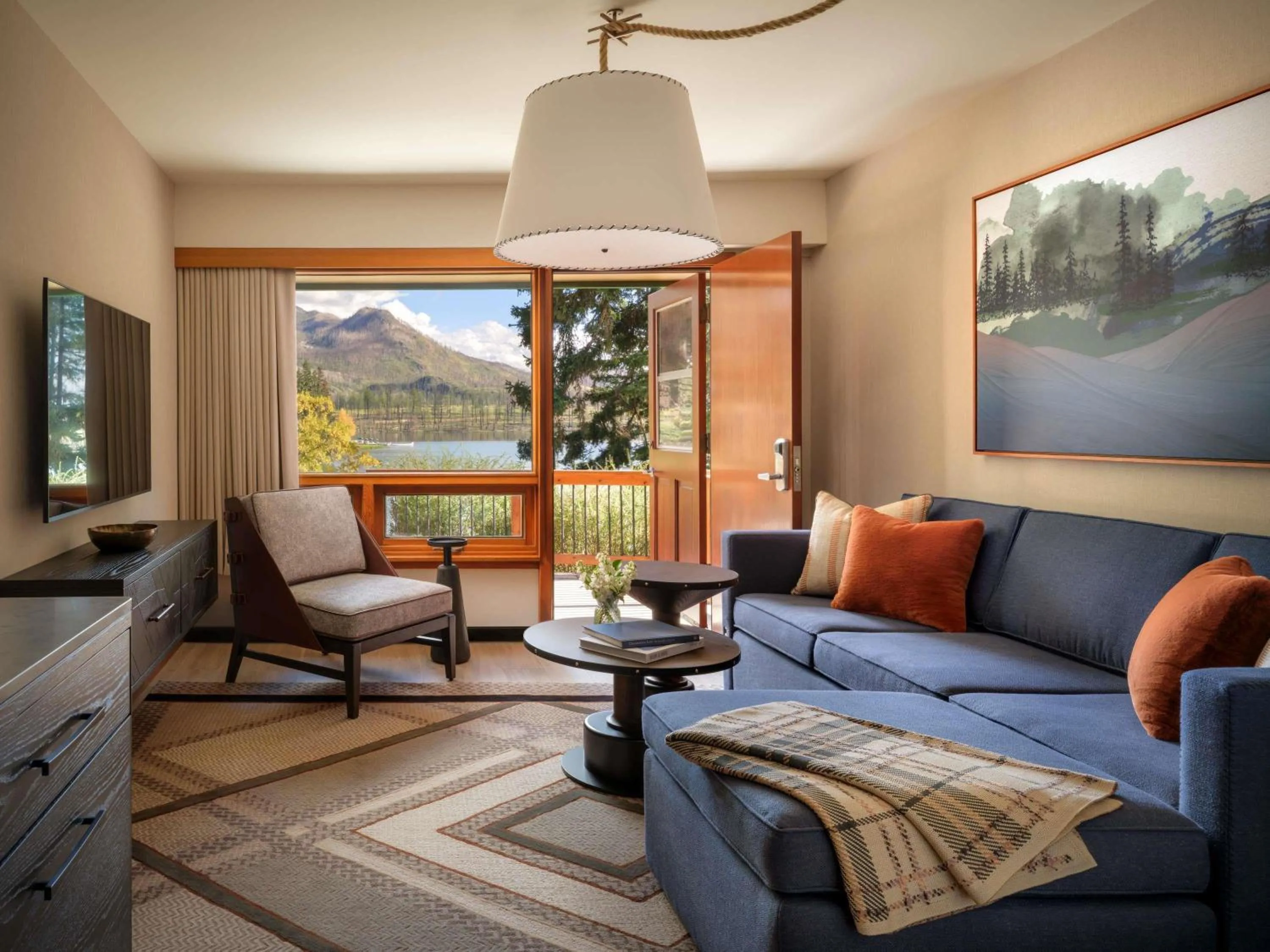 Bedroom in Fairmont Jasper Park Lodge