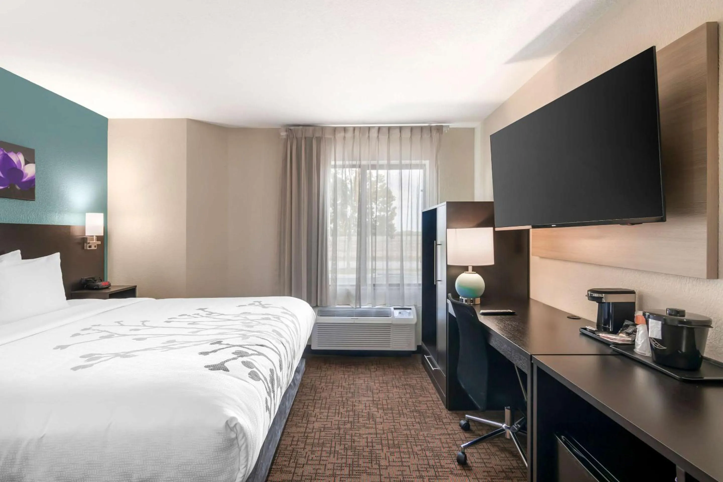 Bedroom, Bed in Sleep Inn Olathe - Kansas City