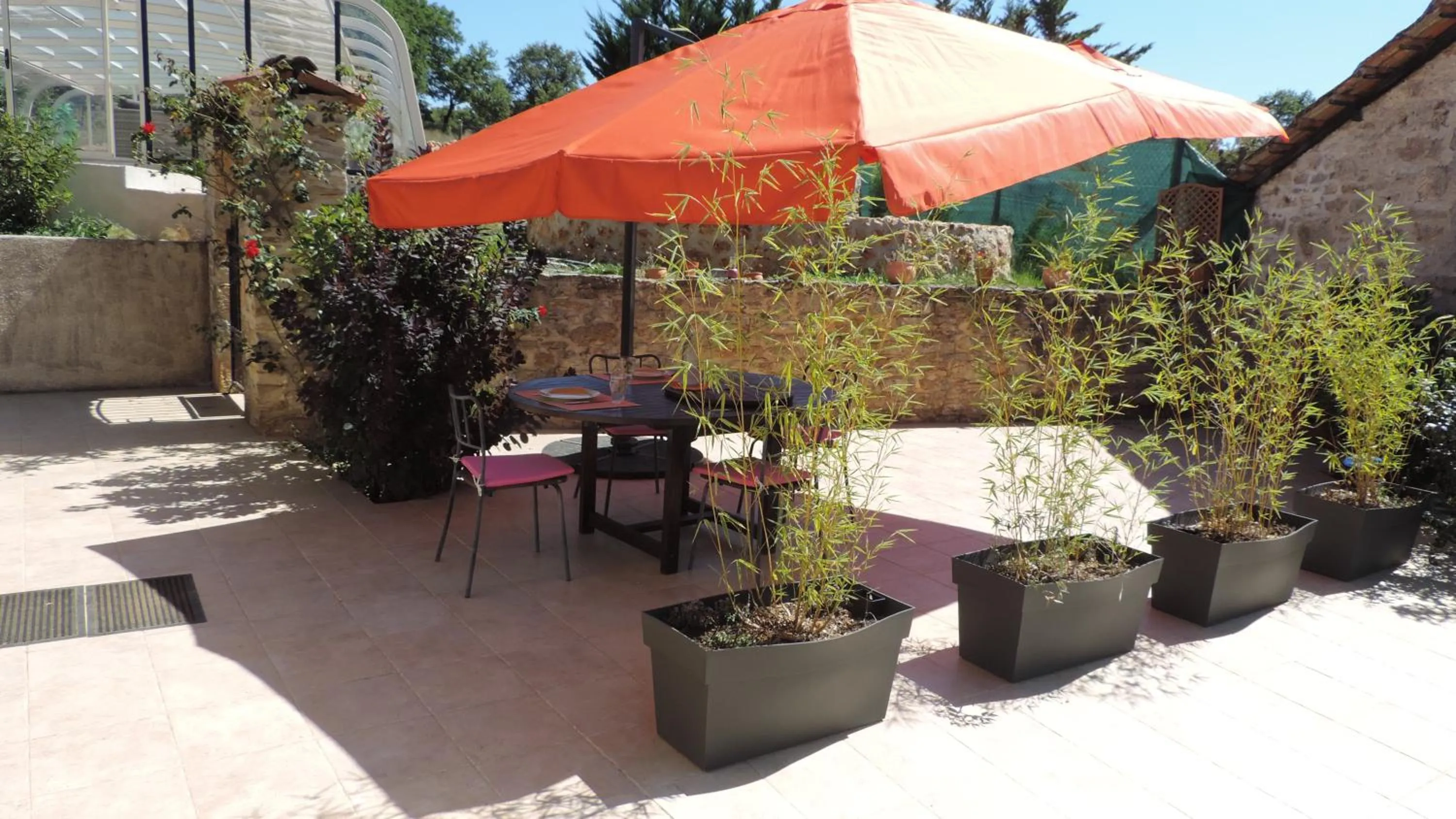 Patio in Le Mas de Cascabel